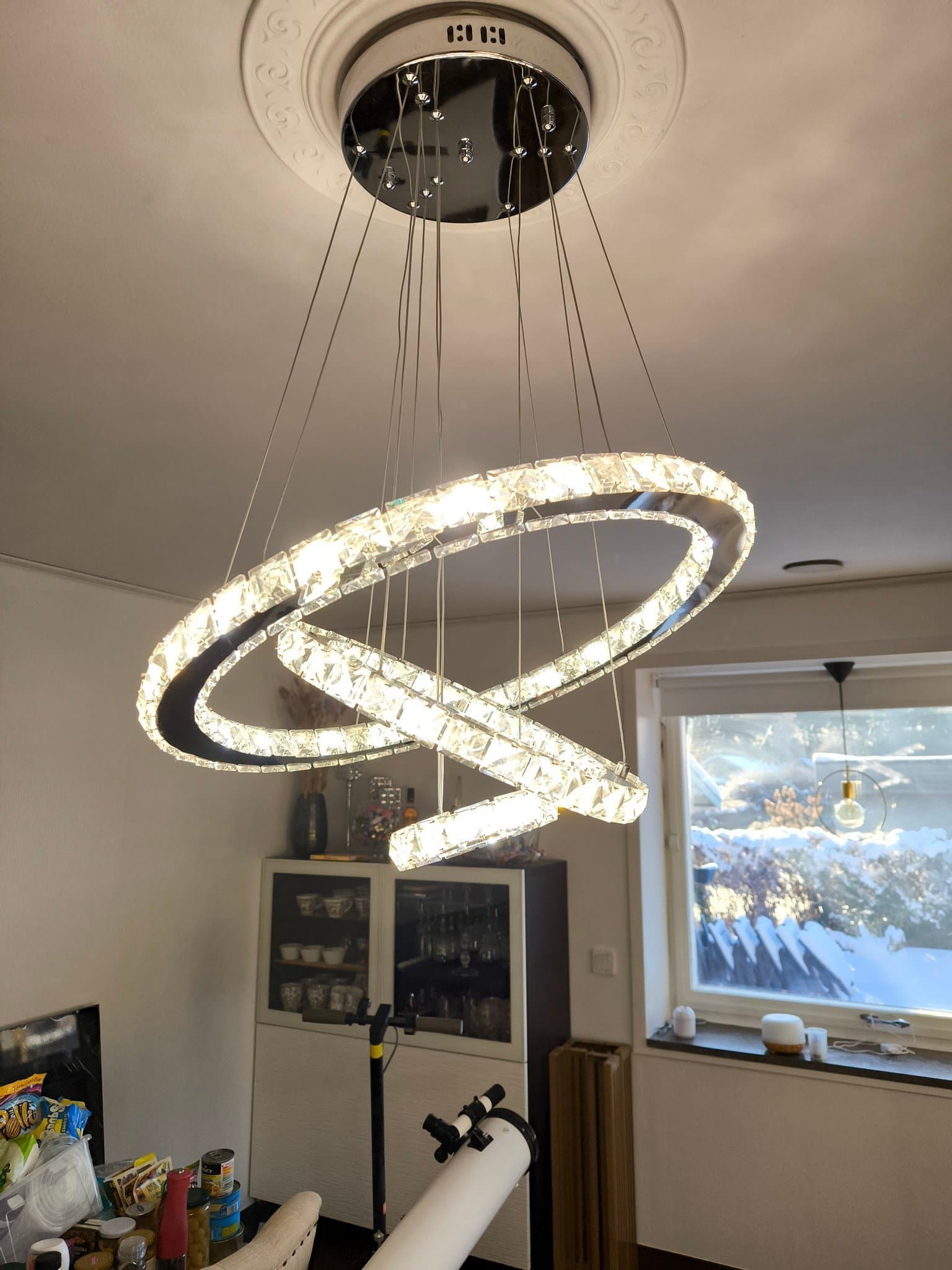 Modern Kristallkrona