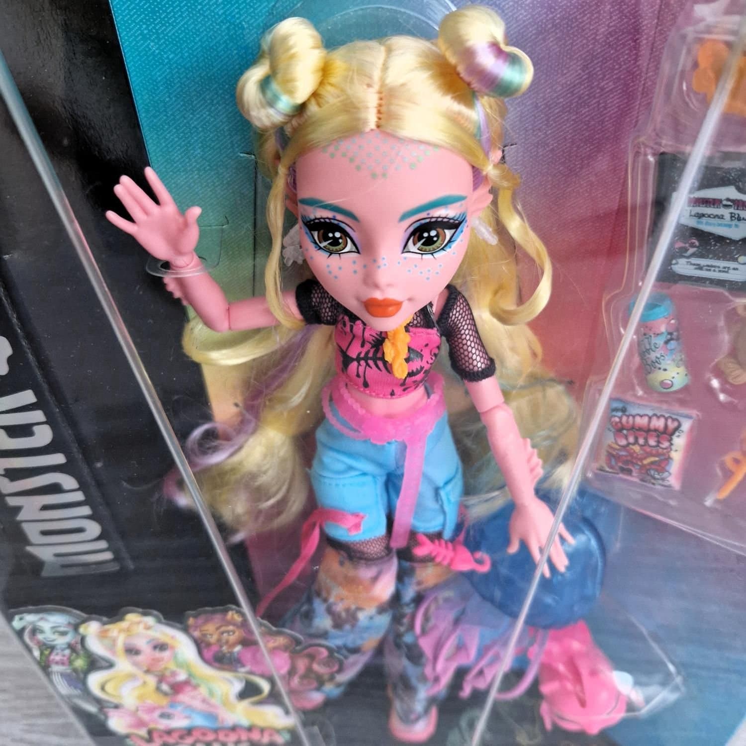Monster High Lagoona Blue Docka G3 Oöppnad Med Neptuna Mattel