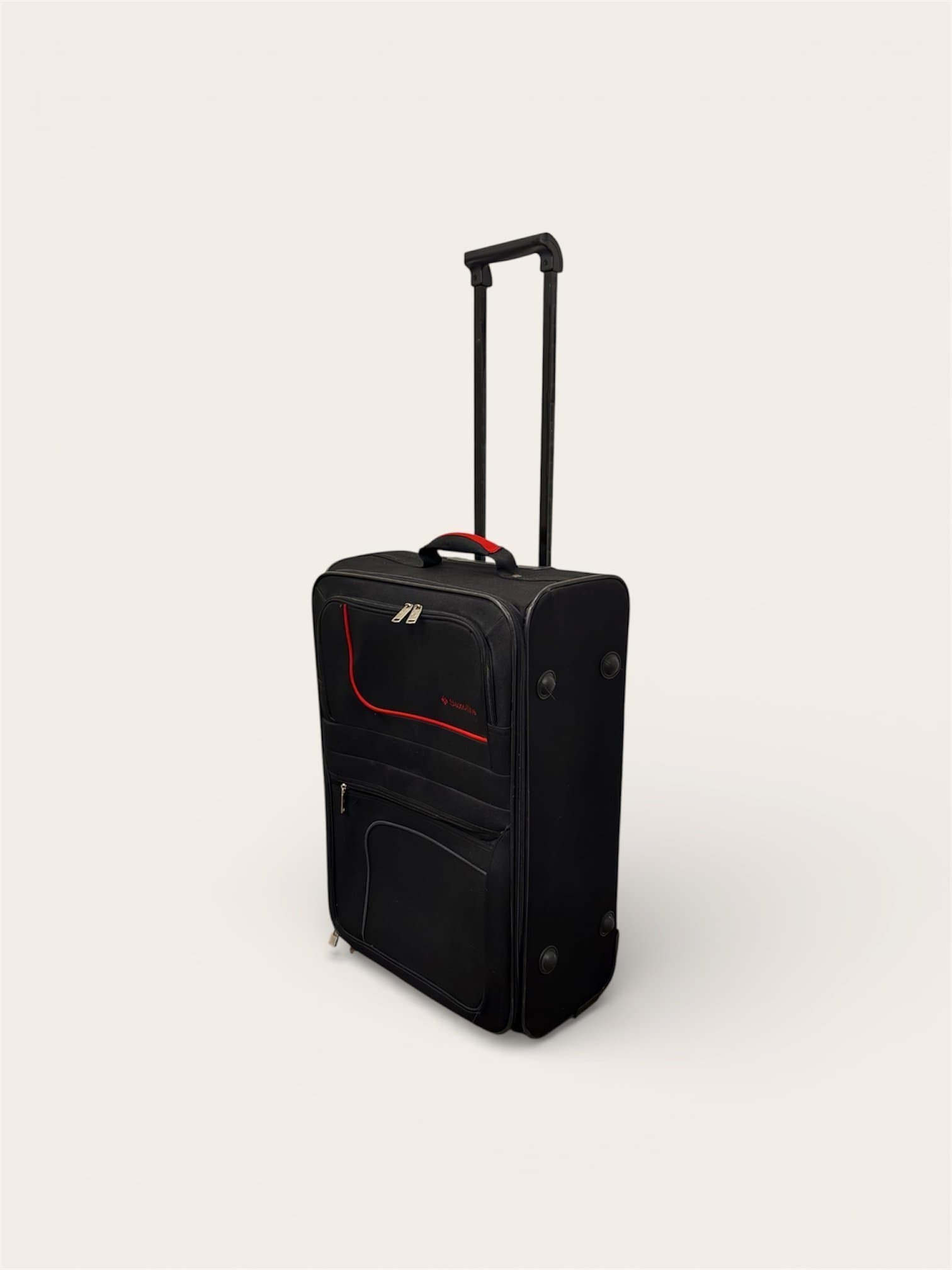 Resväska Saxoline (Mellanstorlek) – Svart/Röd