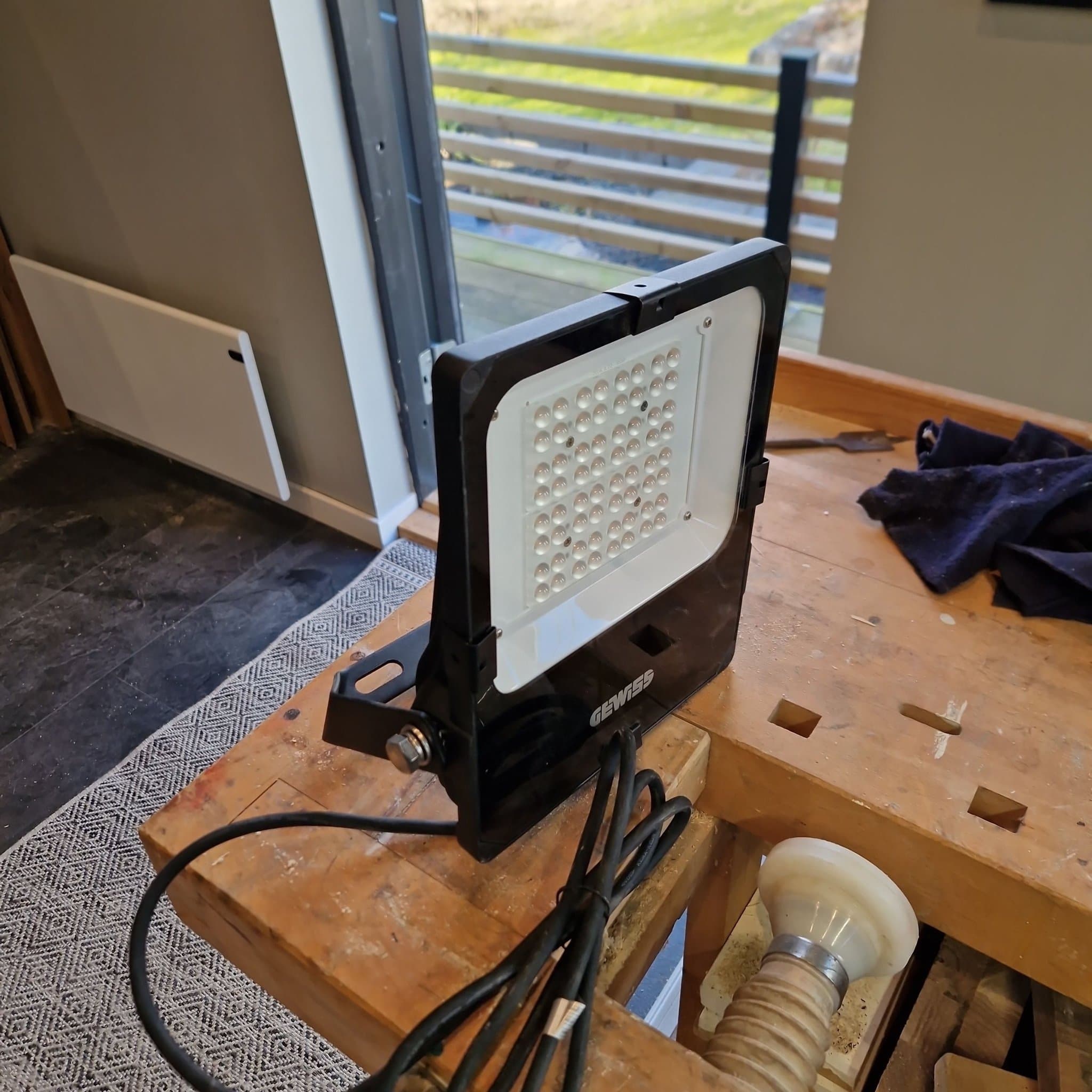 GEWISS LED 4000K 50W Strålkastare