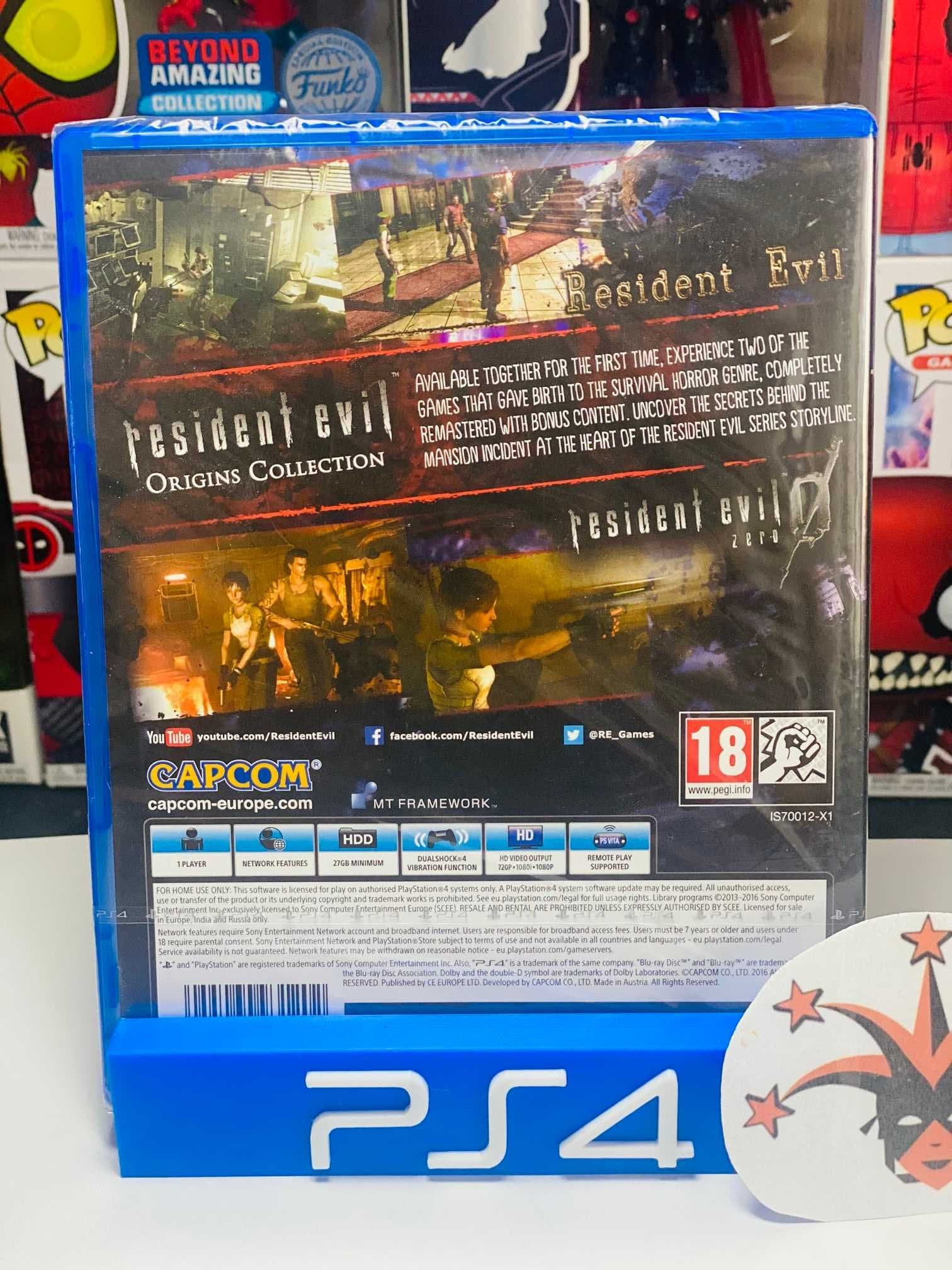 Resident evil origins collection PS4 * FÖRSEGLAD * MINT CONDITION *