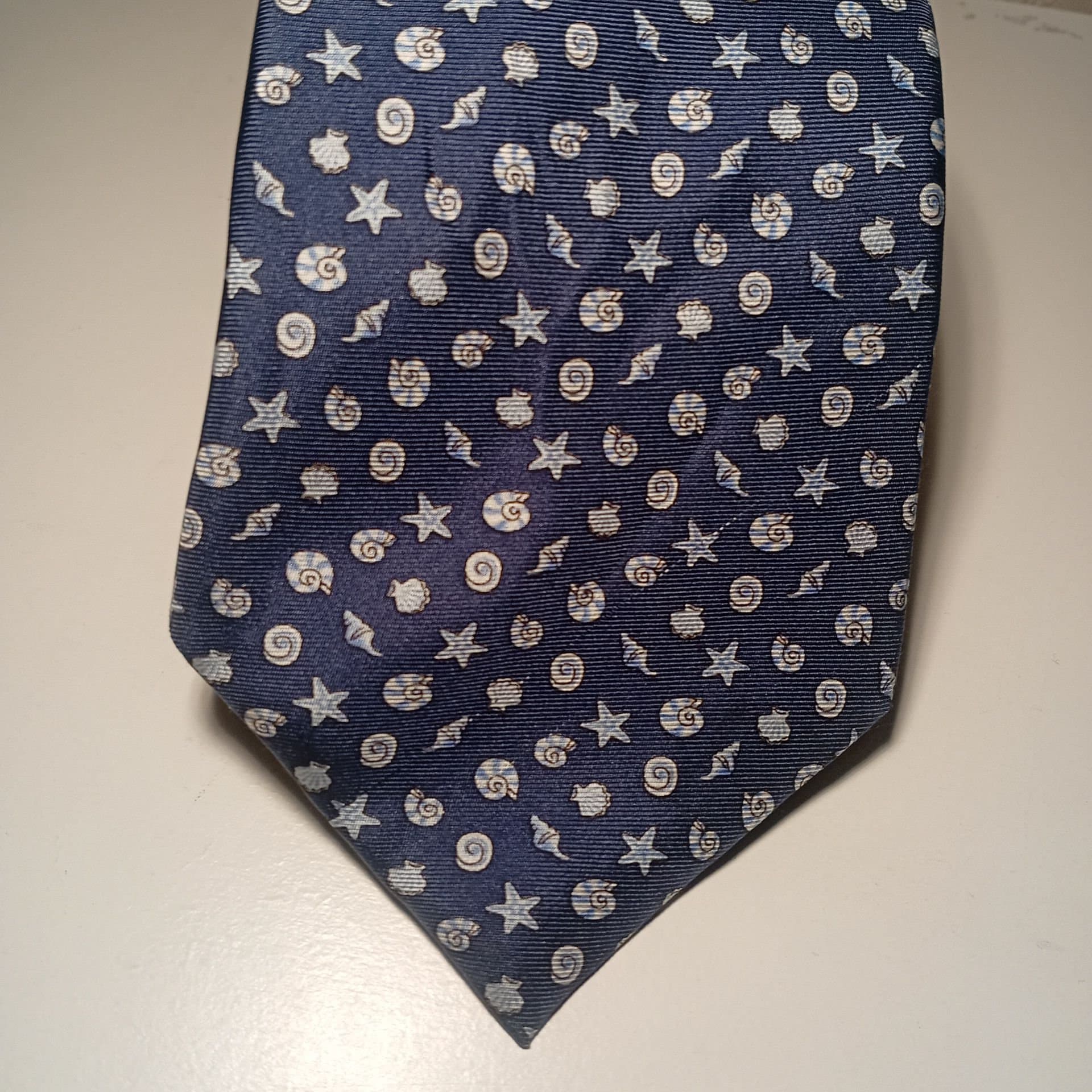 Pierre Cardin mörkblå slips - Siden - 9 cm bred -