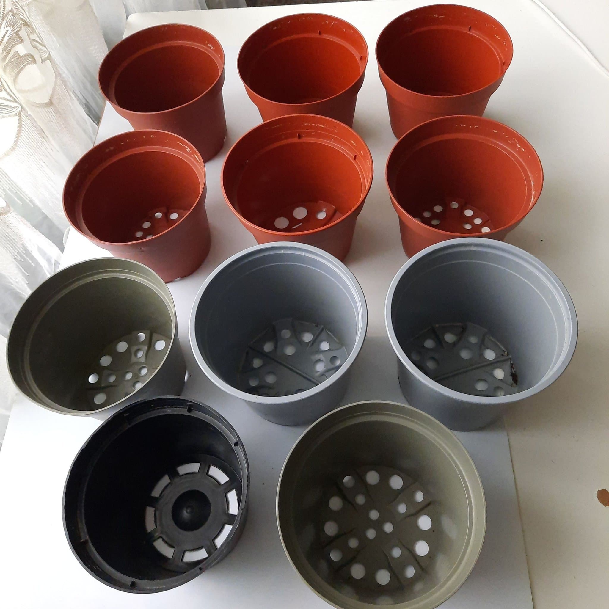 11 st Krukor - Blandade färger och storlekar