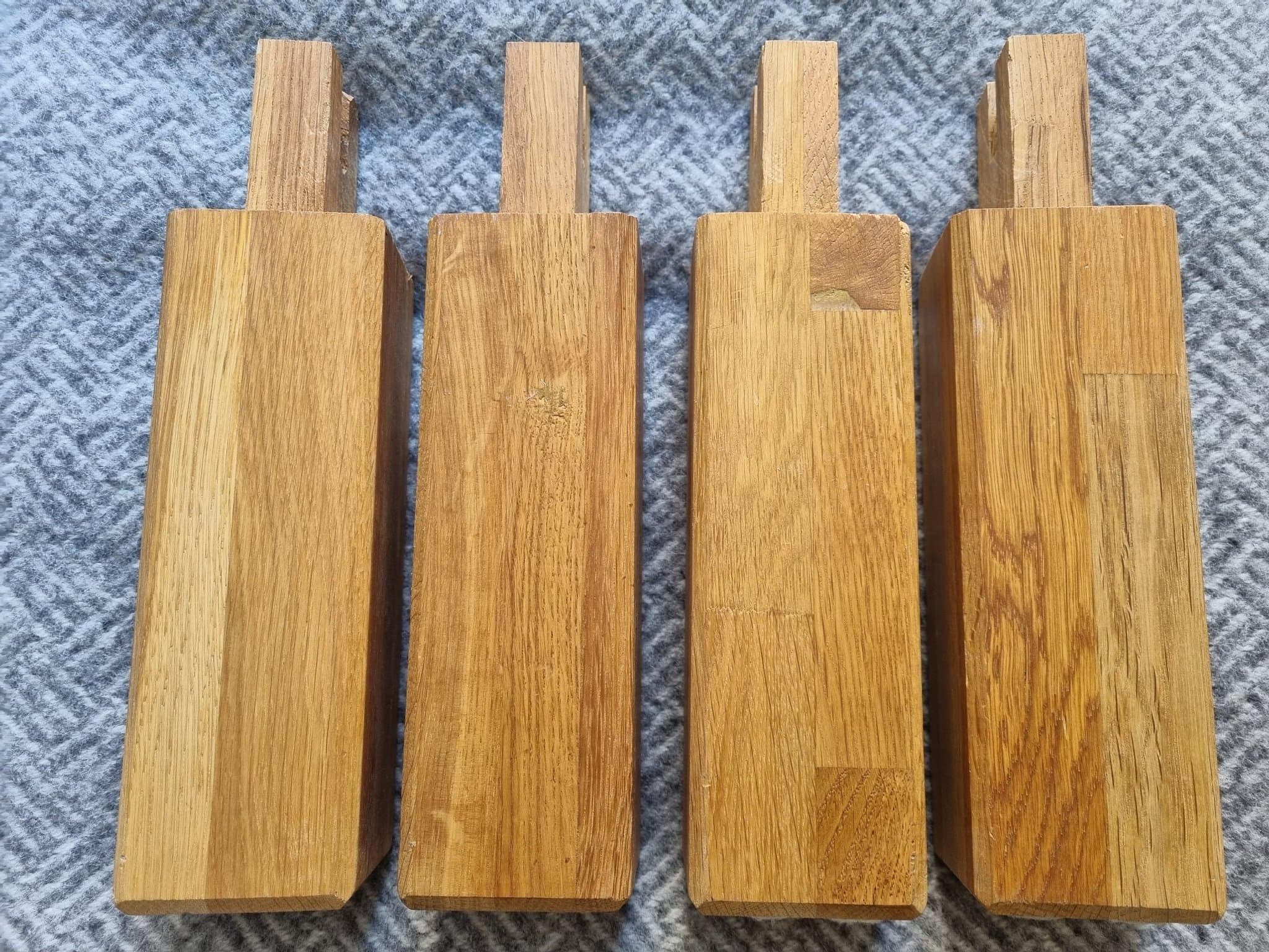 4 st Ikea sängben 'Sultan' i ek