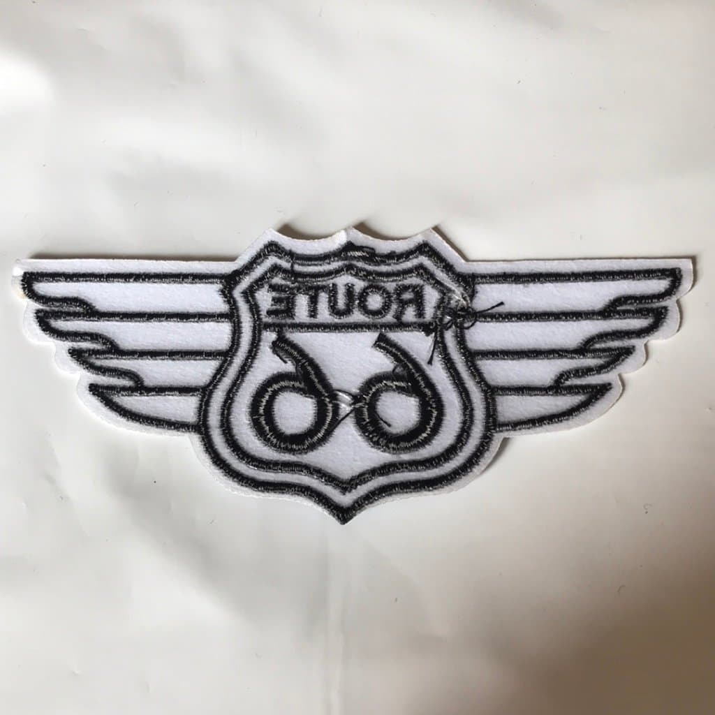 Route 66 - Tygmärke, badge - NY
