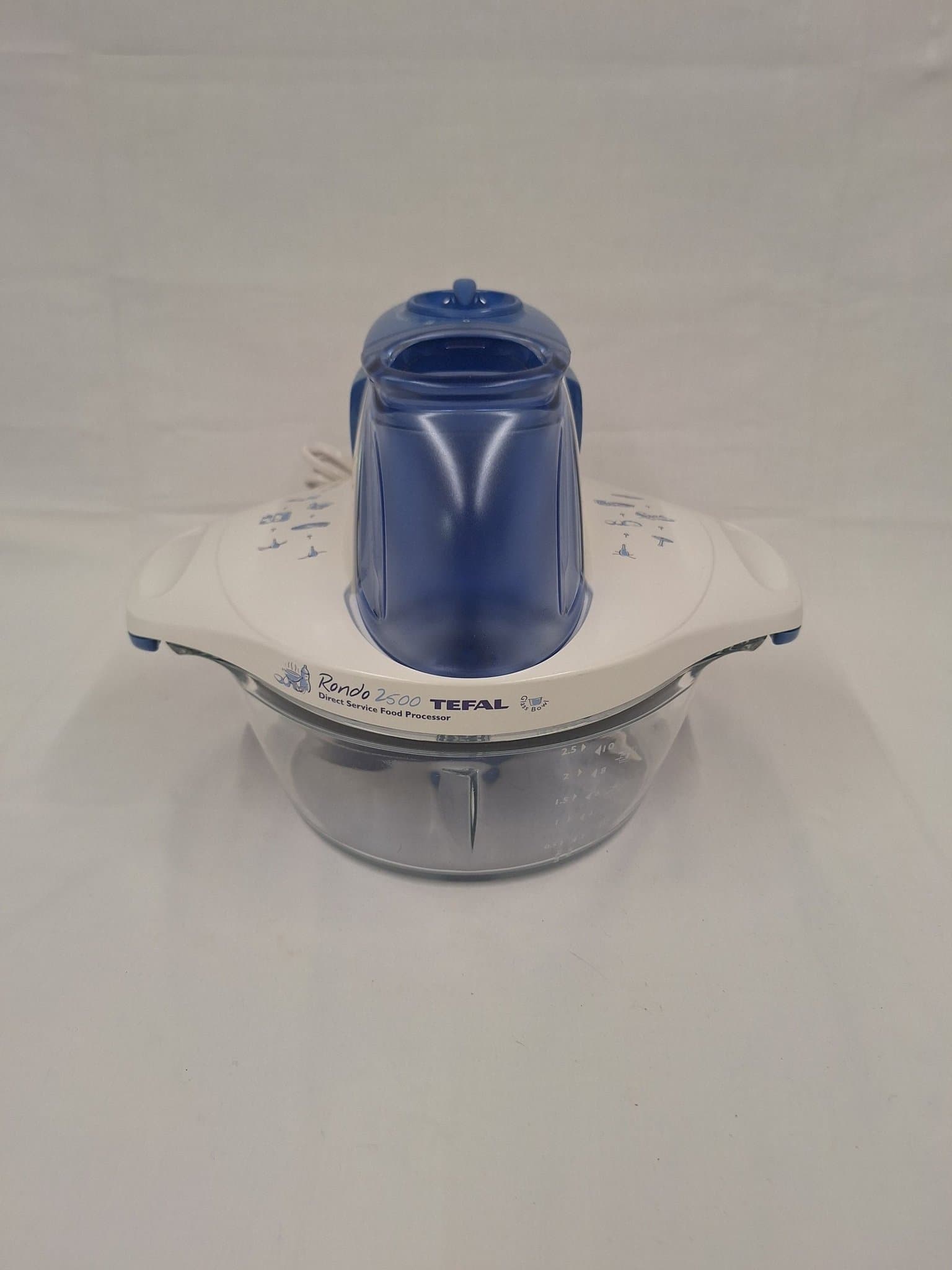 Tefal Rondo 2500 Annorlunda Mixer / Slicer / Blender - Retro - Glasskål