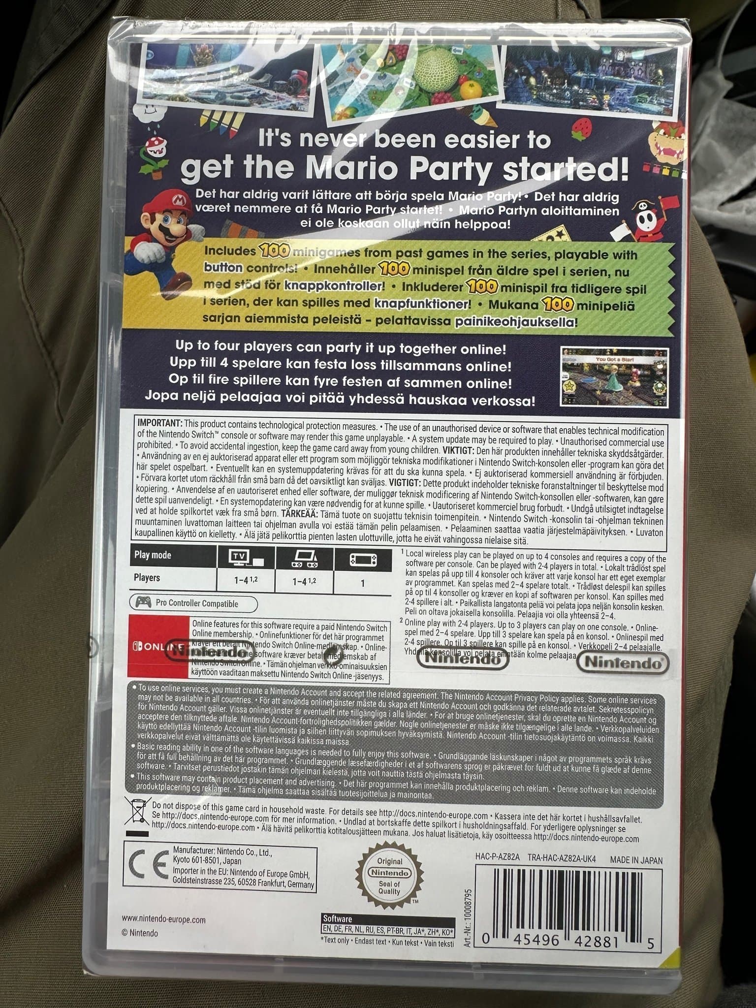 Mario Party Superstars Nintendo Switch INPLASTAD