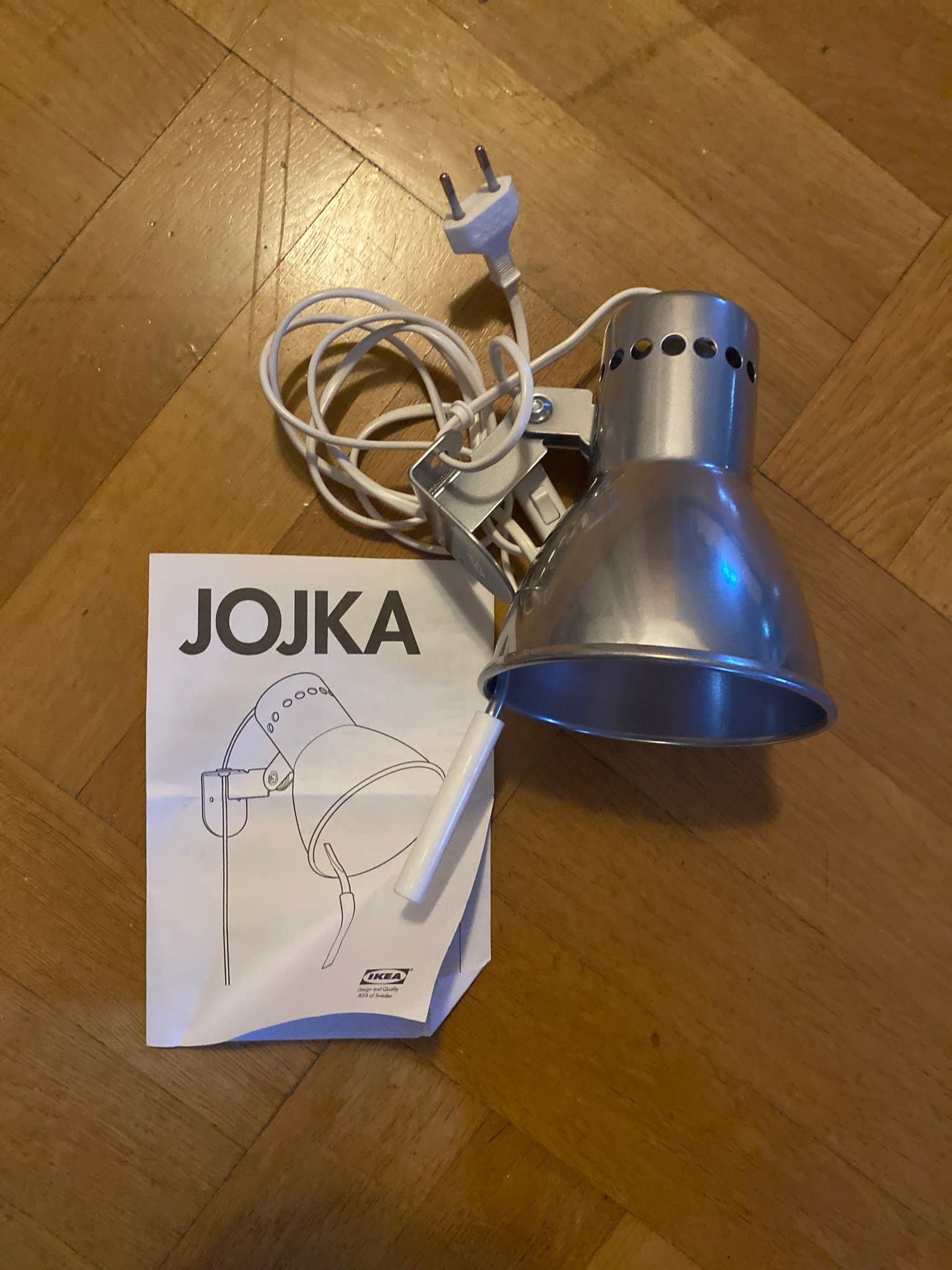 IKEA Jojka Klämlampa