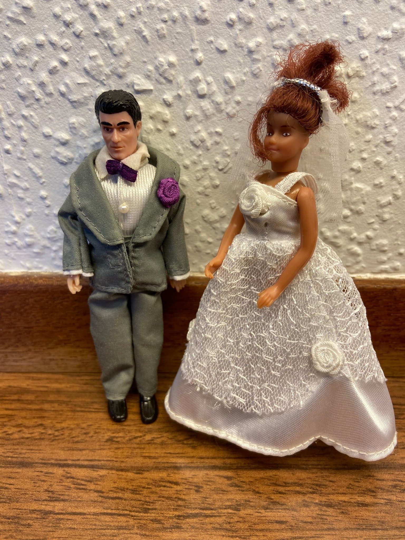 Lundby - Brudpar - Bröllop - Dockor - Dockskåp