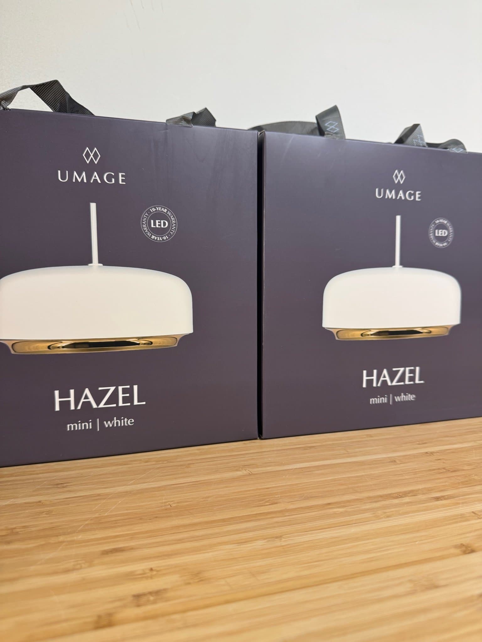 2 Nye Umage - Hazel mini LED-pendel i Vit
