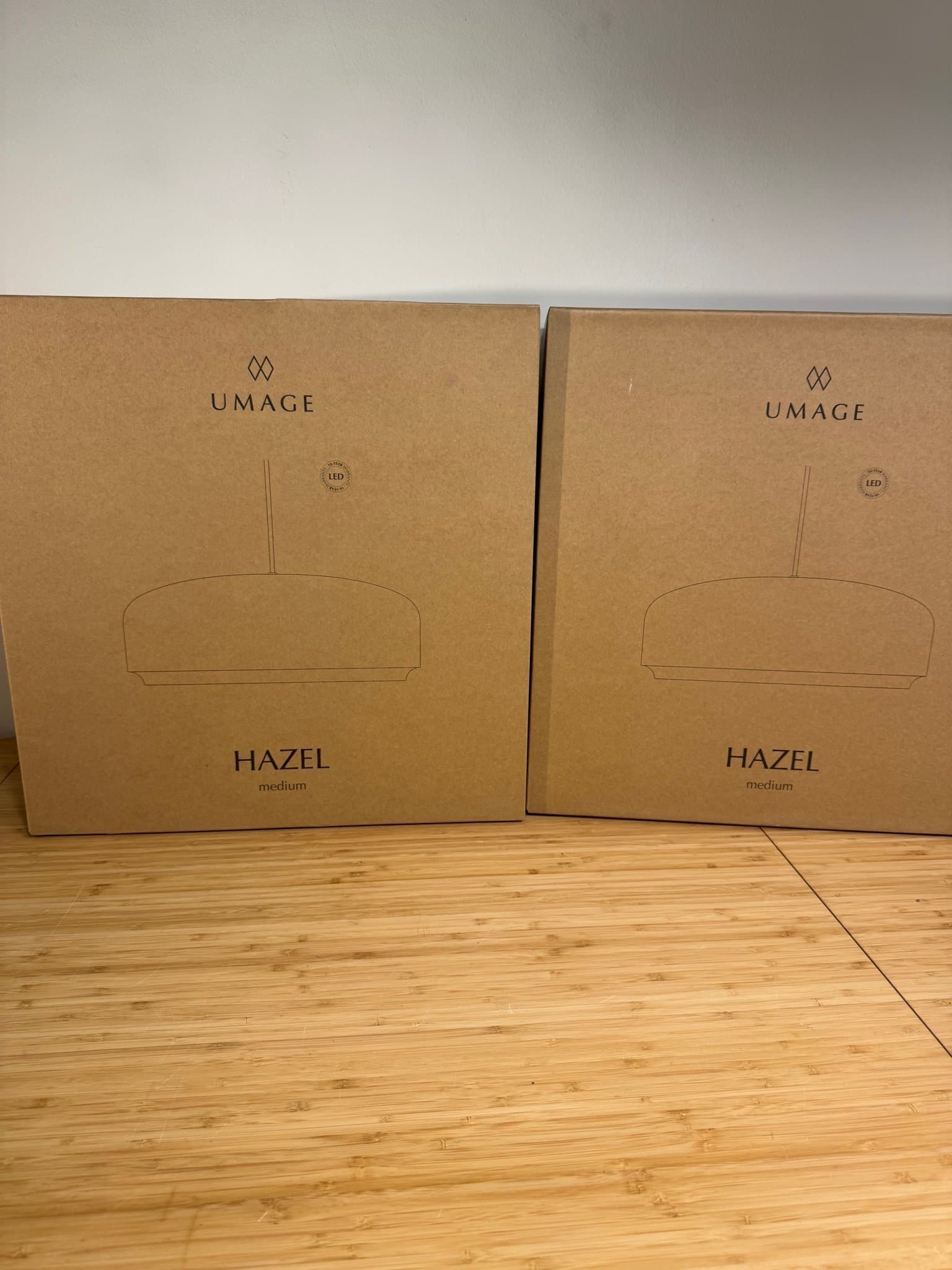 2 Nye Umage - Hazel Medium LED pendel i Sort