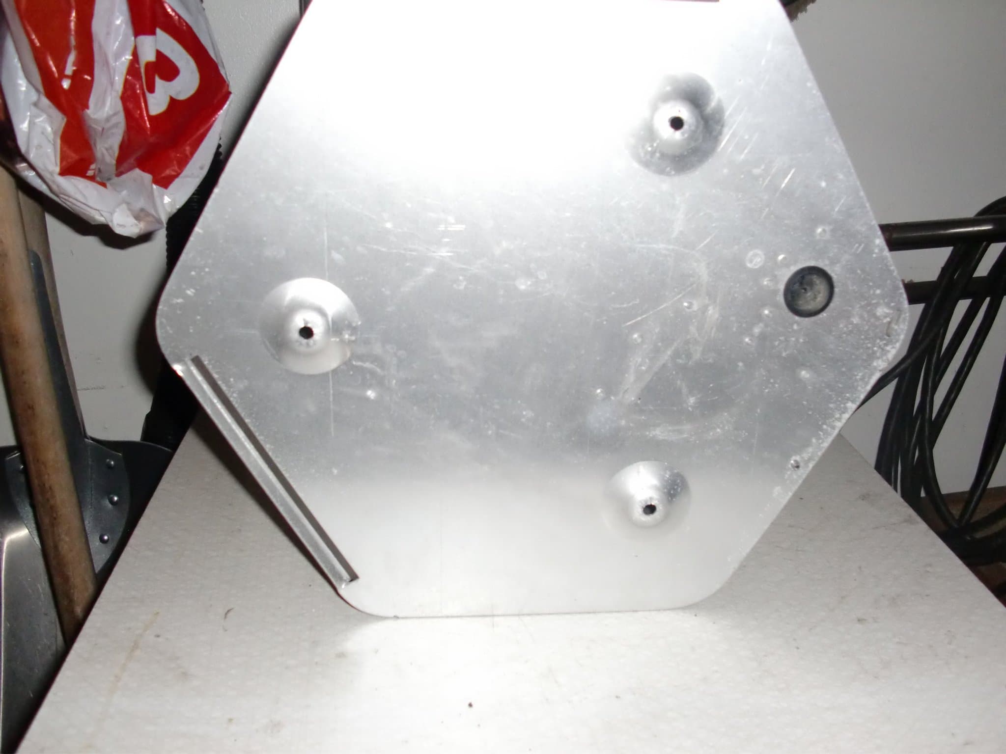 Ute armatur 4 st 12 cm hög Längd 29 X 33 cm svart och glas.