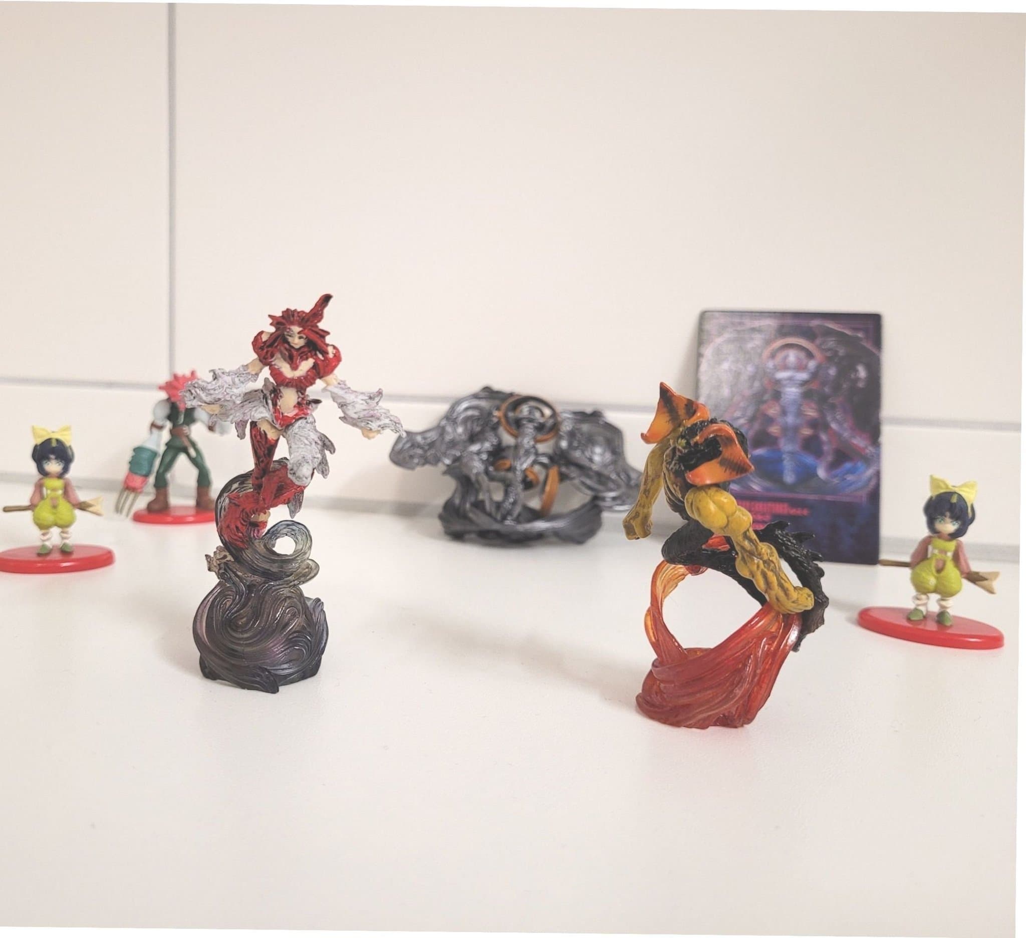 6 st Final Fantasy IX 9 Kuja Eiko Creatures Figur Figurer