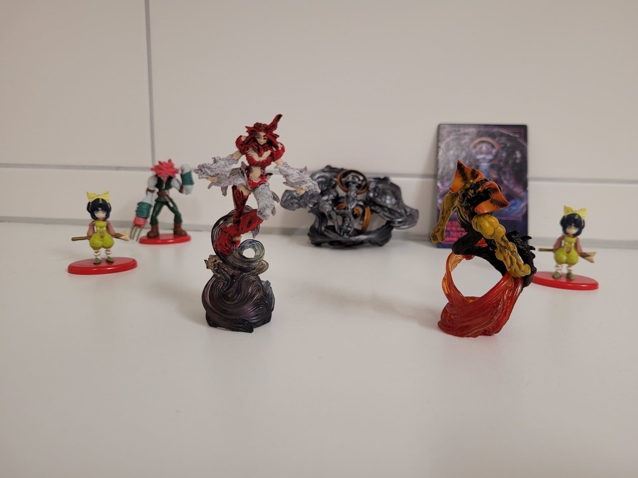 6 st Final Fantasy IX 9 Kuja Eiko Creatures Figur Figurer