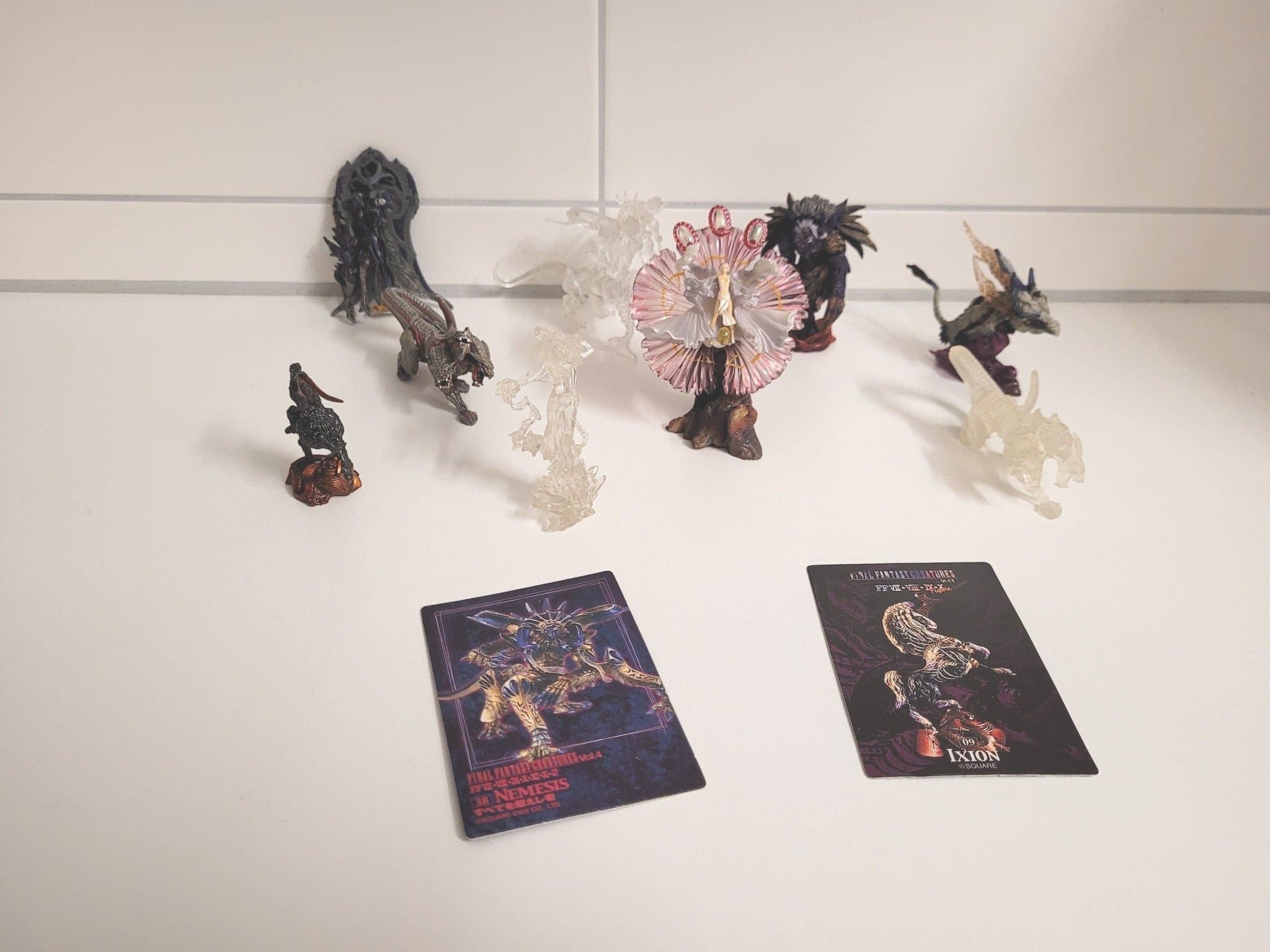 9 st Final Fantasy X 10 Yuna Floral Fallal Ixion Shiva Creatures Figur Figurer