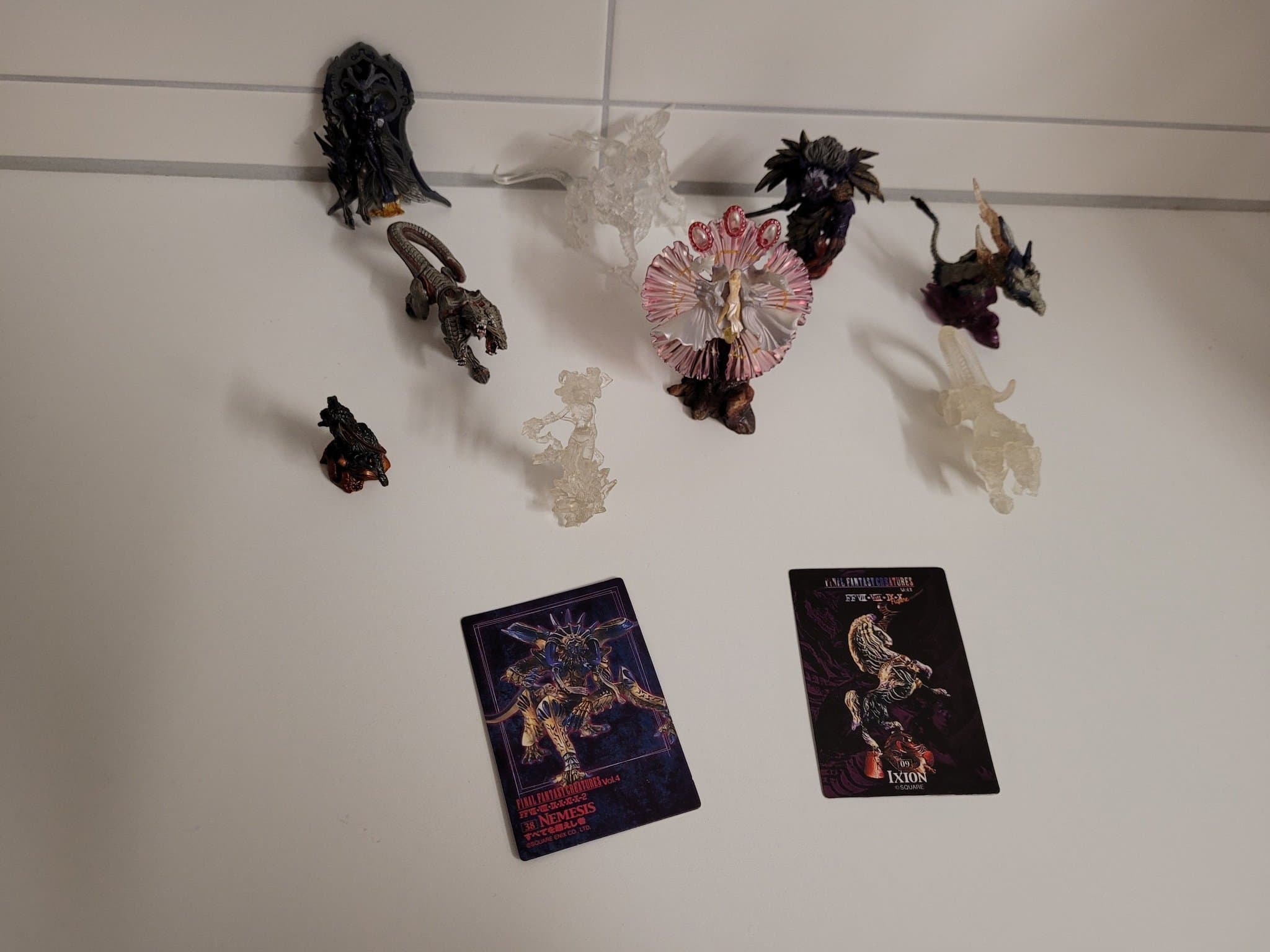 9 st Final Fantasy X 10 Yuna Floral Fallal Ixion Shiva Creatures Figur Figurer