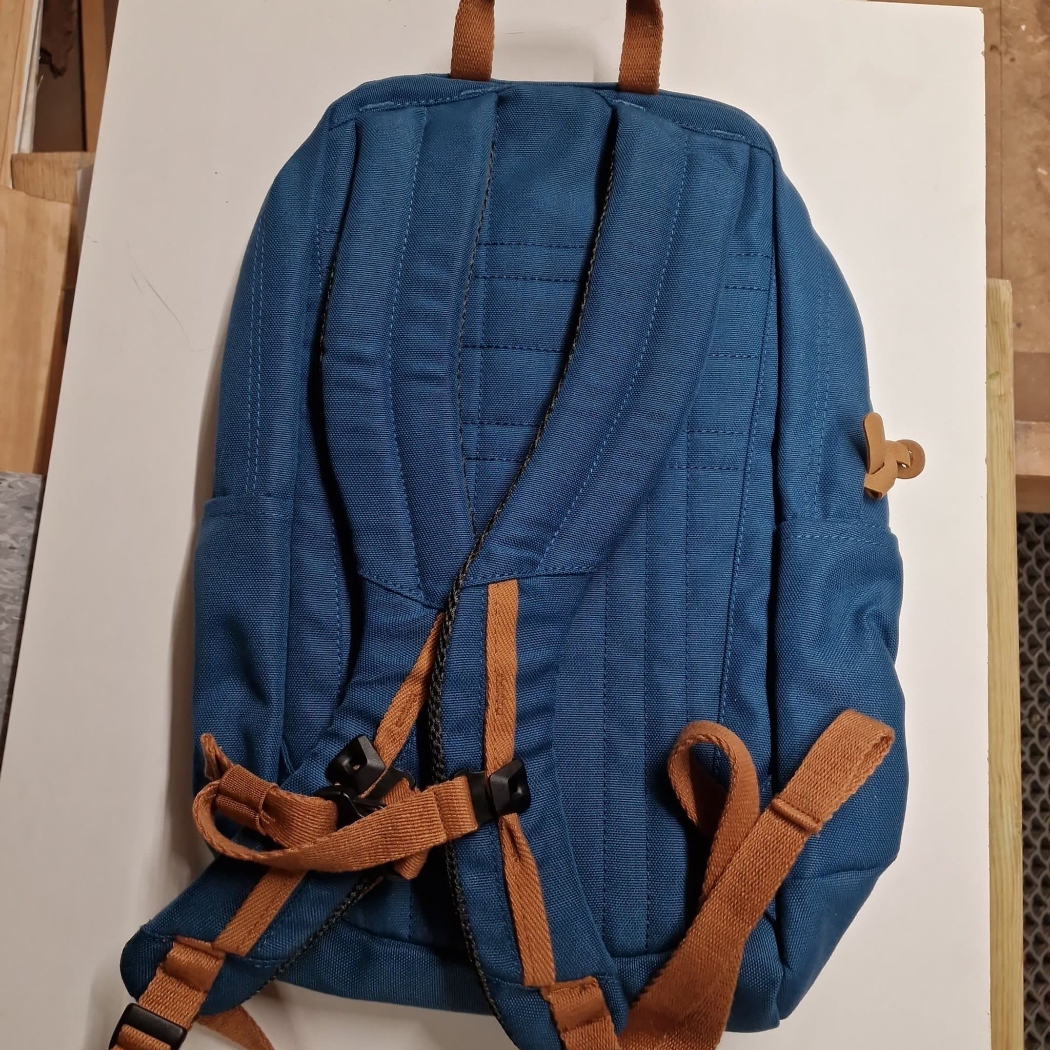 Heldre blå ryggsäck 22 liter.