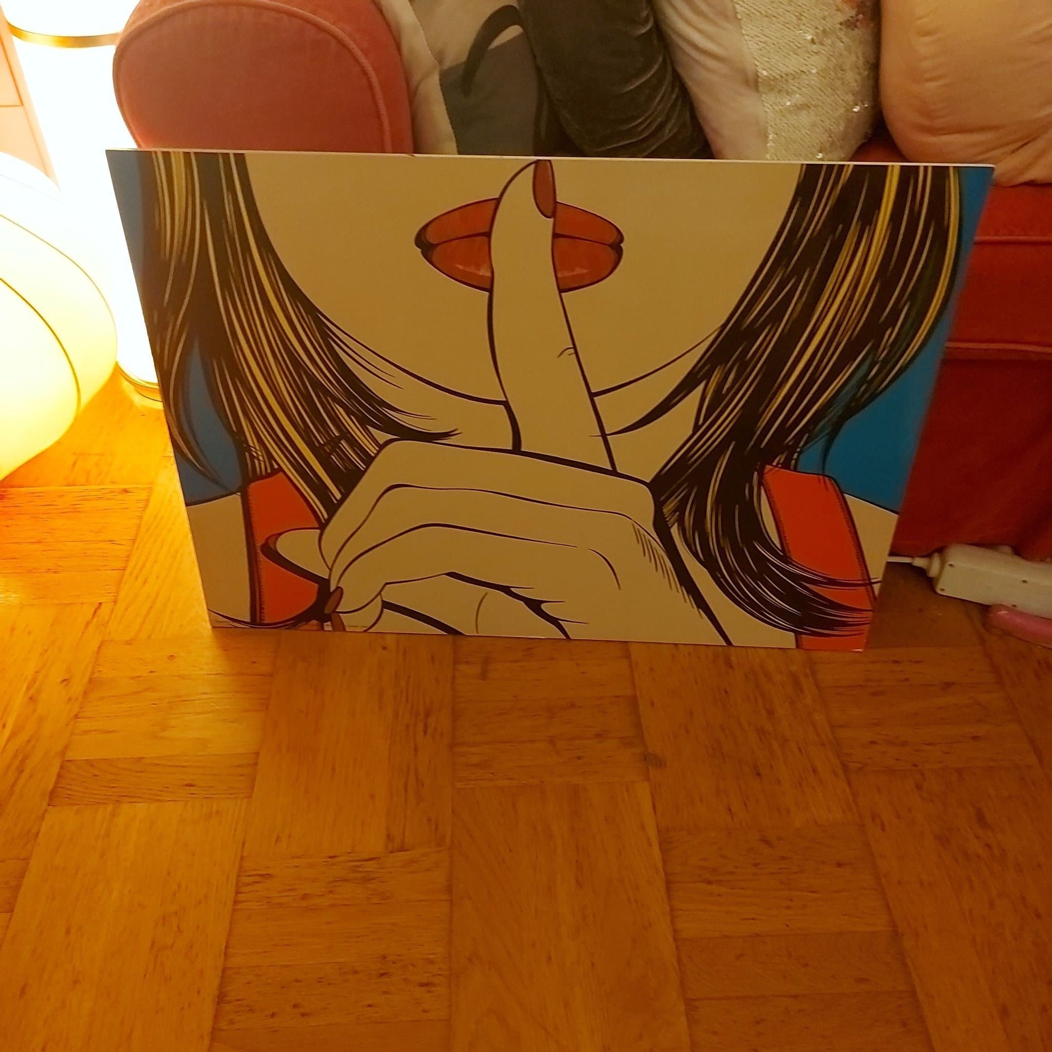 Tavla Ssshhh! Vintage Pop Art