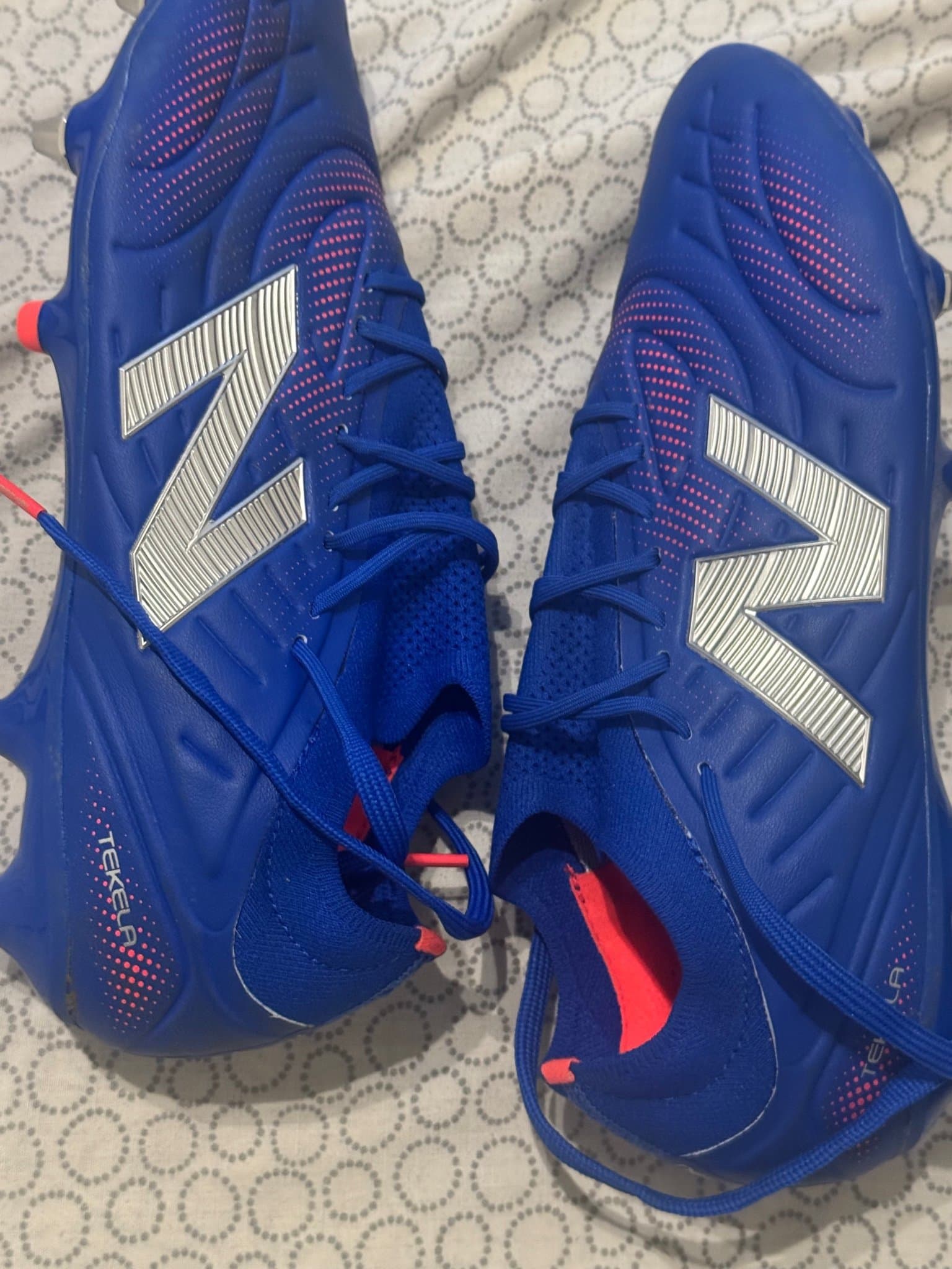 New Balance Fotbollsskor Blå - oanvända