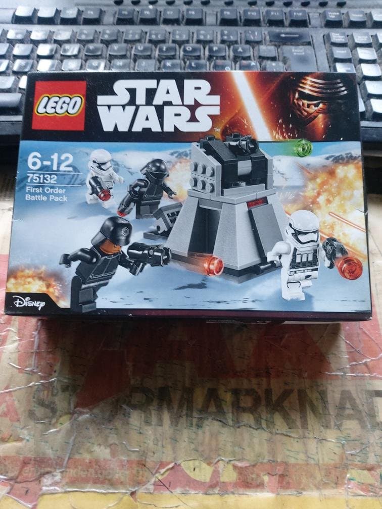lego star wars NYTT 75132 first order battle pack , öoppnad