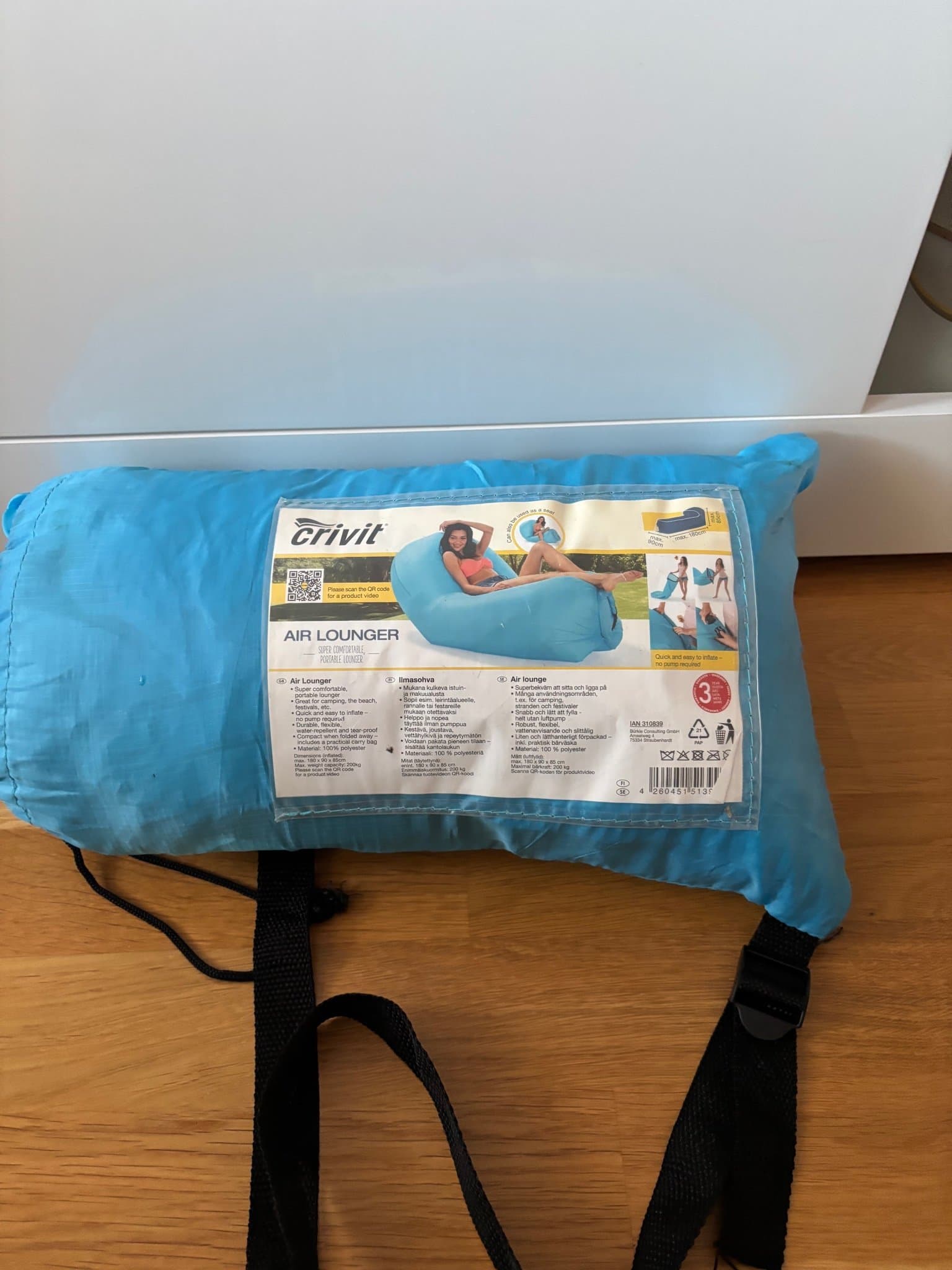 Crivit Air Lounger uppblåsbar soffa.