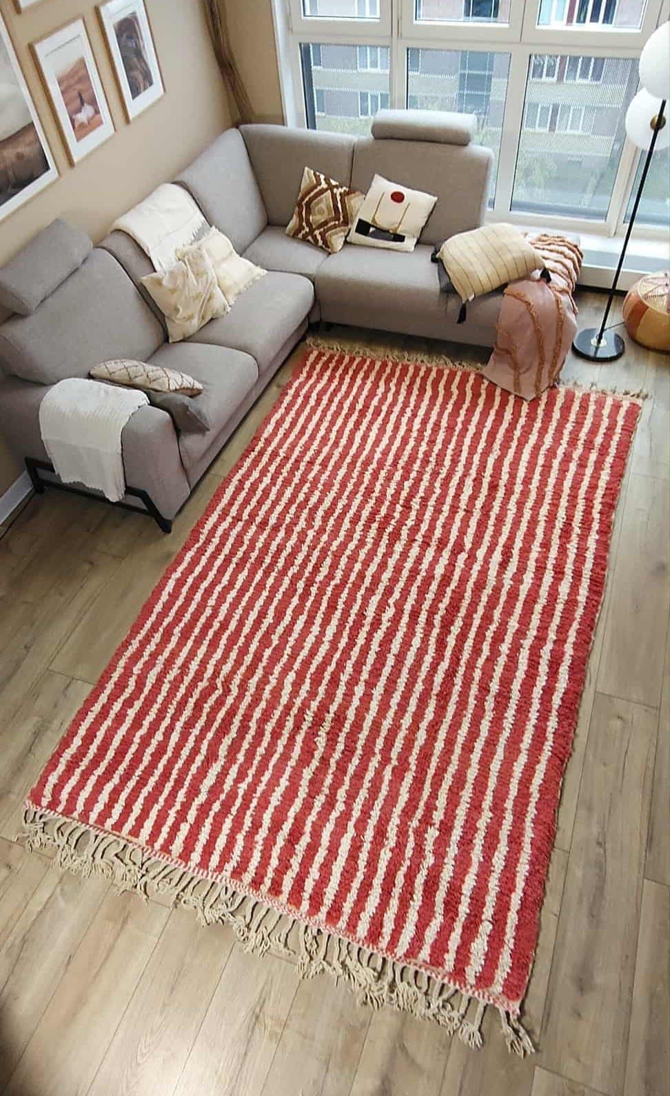 Matta 306 cm 194 cm Marockansk Berbermatta Ny Ullmatta Östlig matta