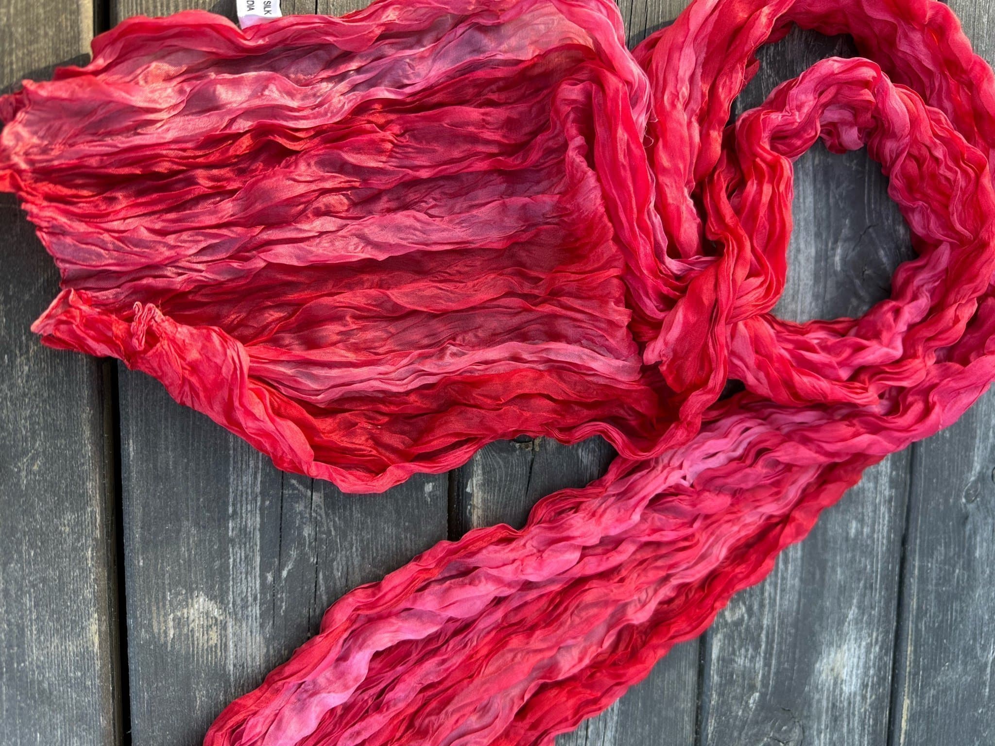 Helt ny sjal i siden 100% silke ordpris 399kr