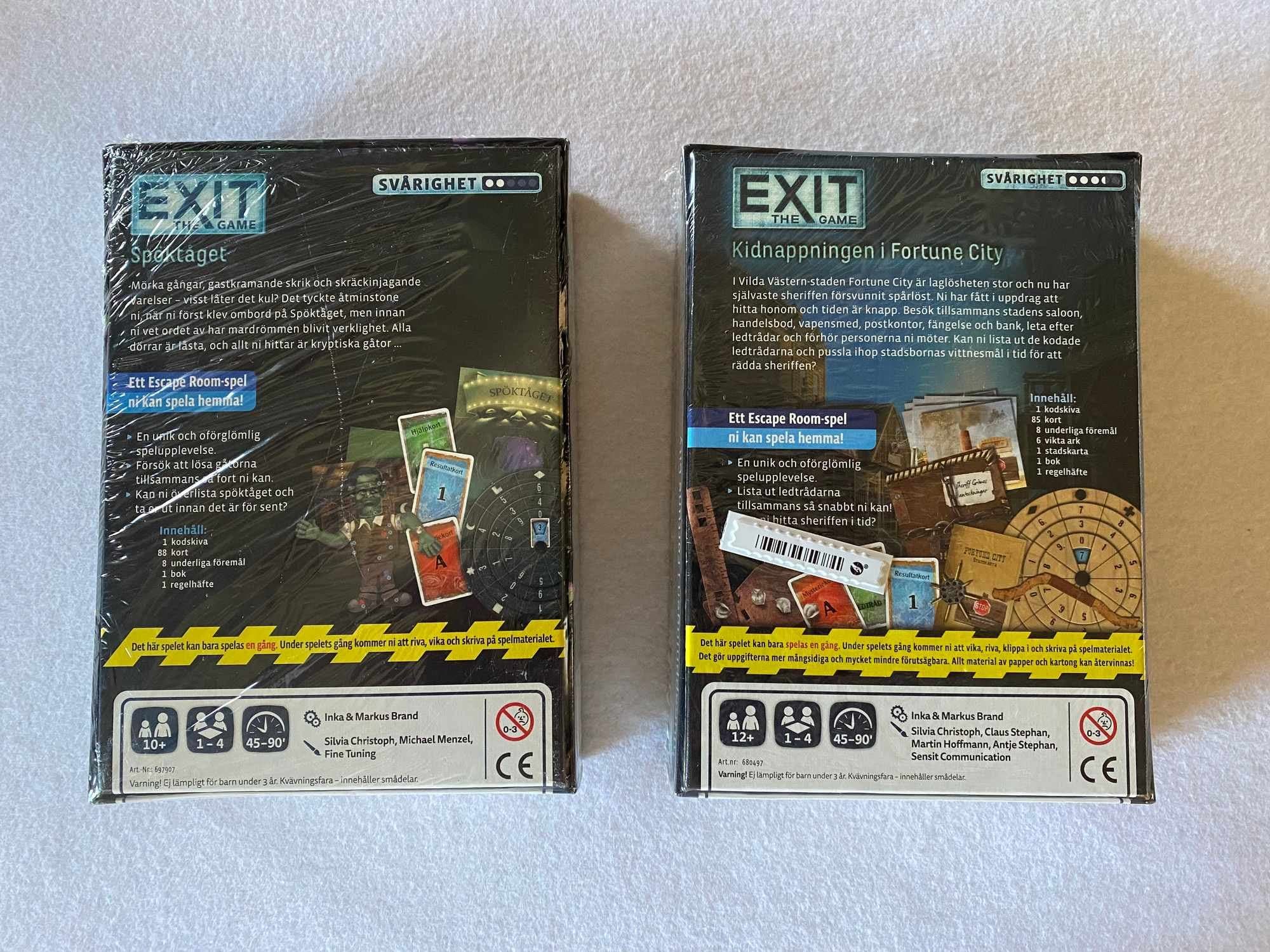 Exit The Game - Spöktåget 8 - Kidnappningen I Fortune City - NYTT INPLASTAT