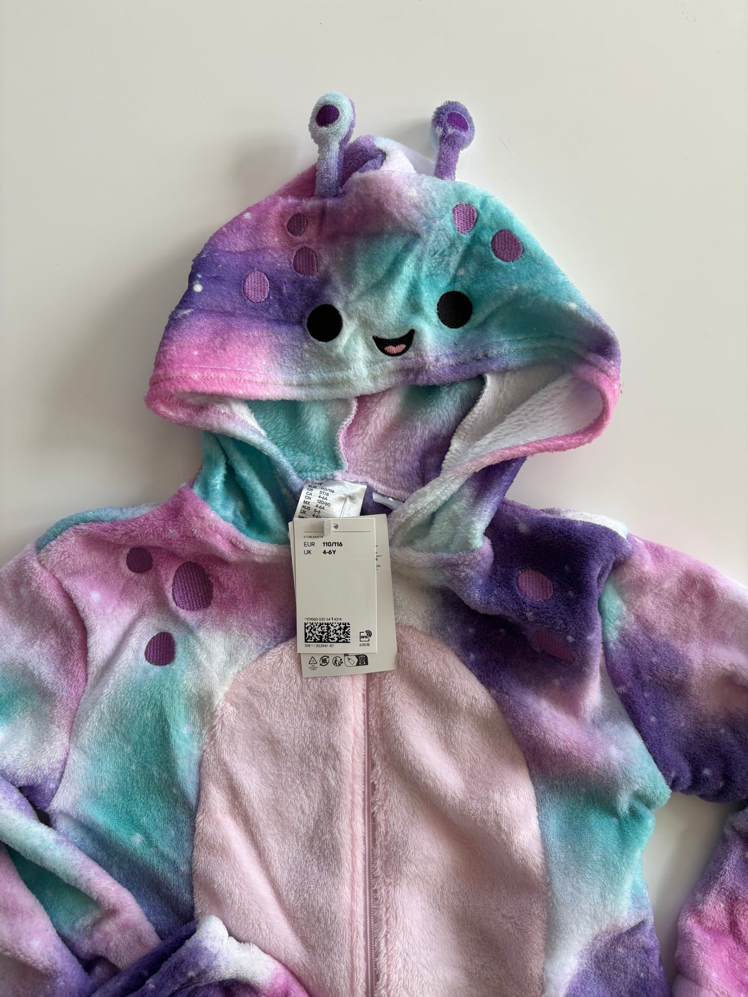 Ny/oanvänd maskeraddräkt Squishmallow 110/116 onesie