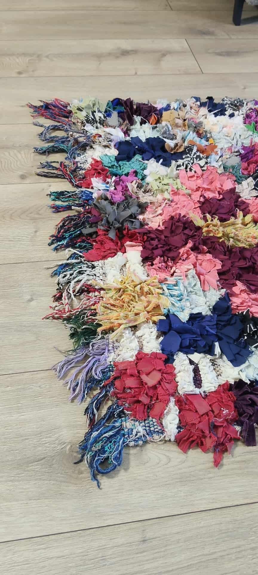 Matta 193 cm 100 cm Marockansk berbertapet ny ullmatta orientaliskt tyg