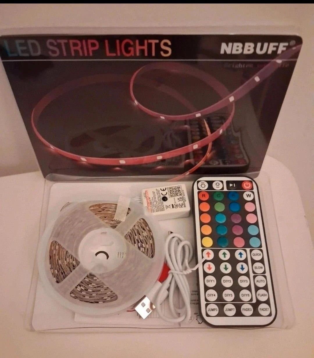 NBBuff LED-slinga med fjärrkontroll