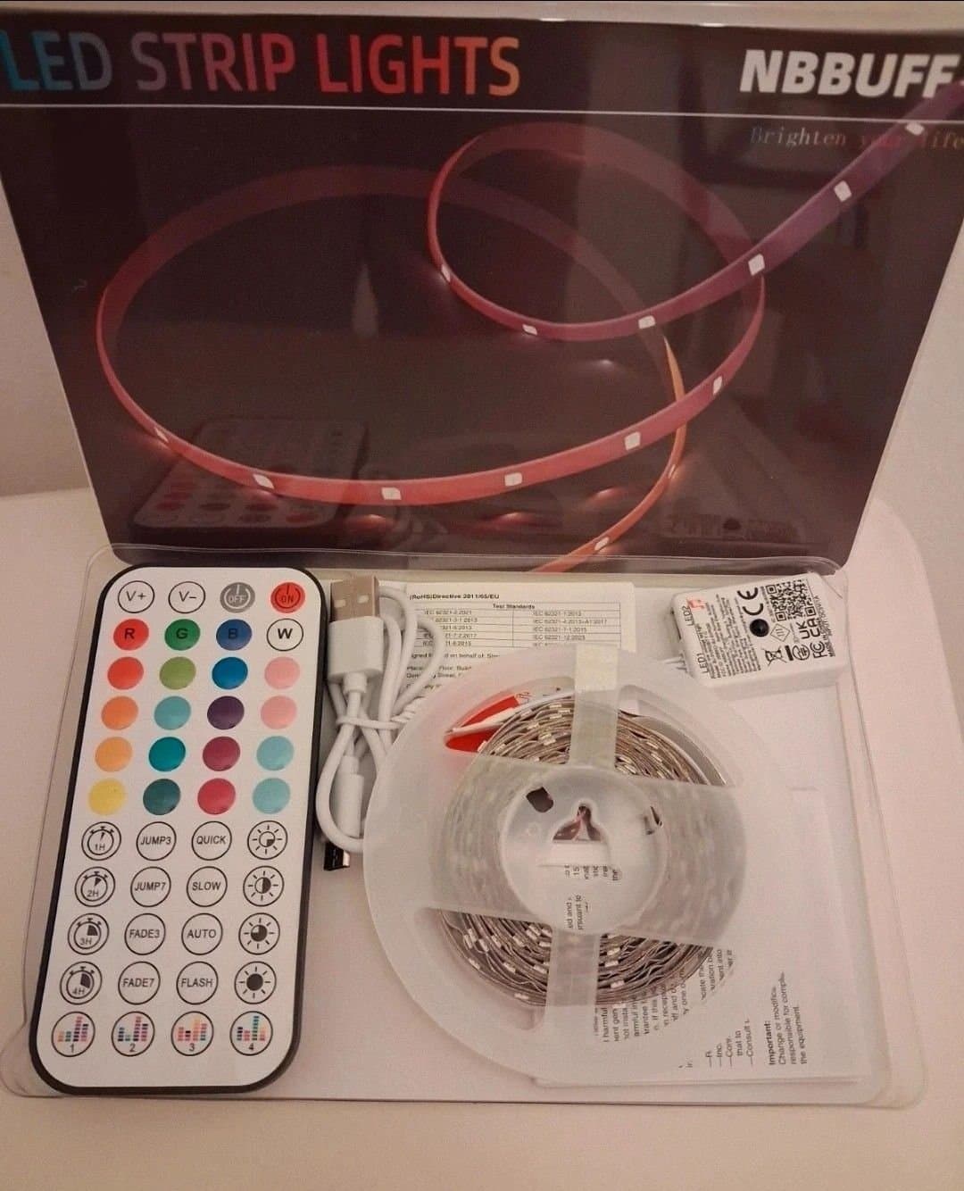 LED-slinga med fjärrkontroll