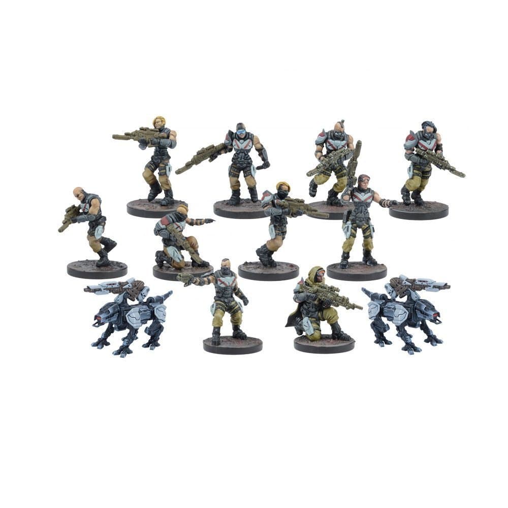 Warpath Universe Enforcer Pathfinders - 28mm sci fi figurer i figurplast