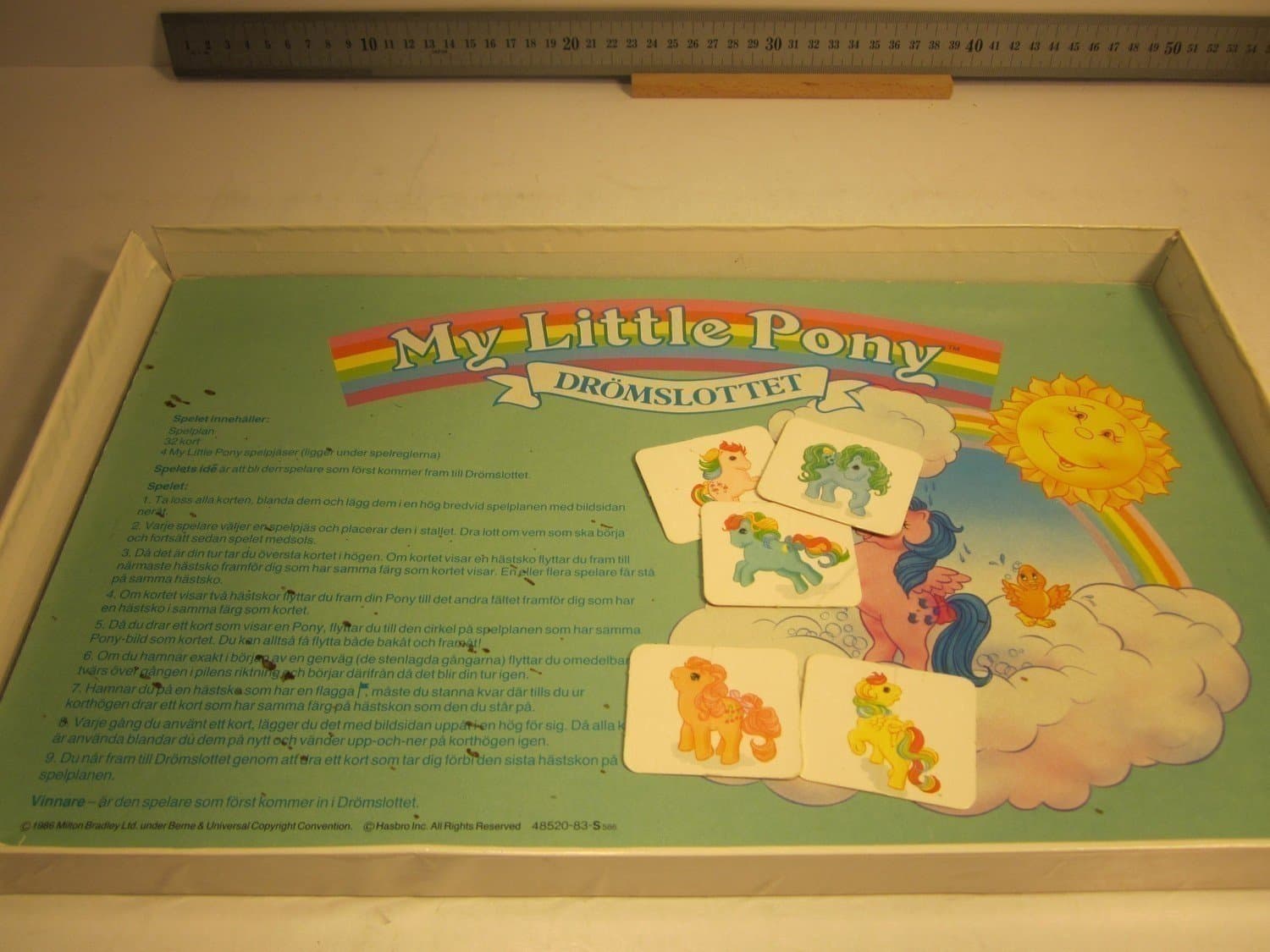 MLP My Little Pony Drömslottet, MB 1986, Komplett b/b