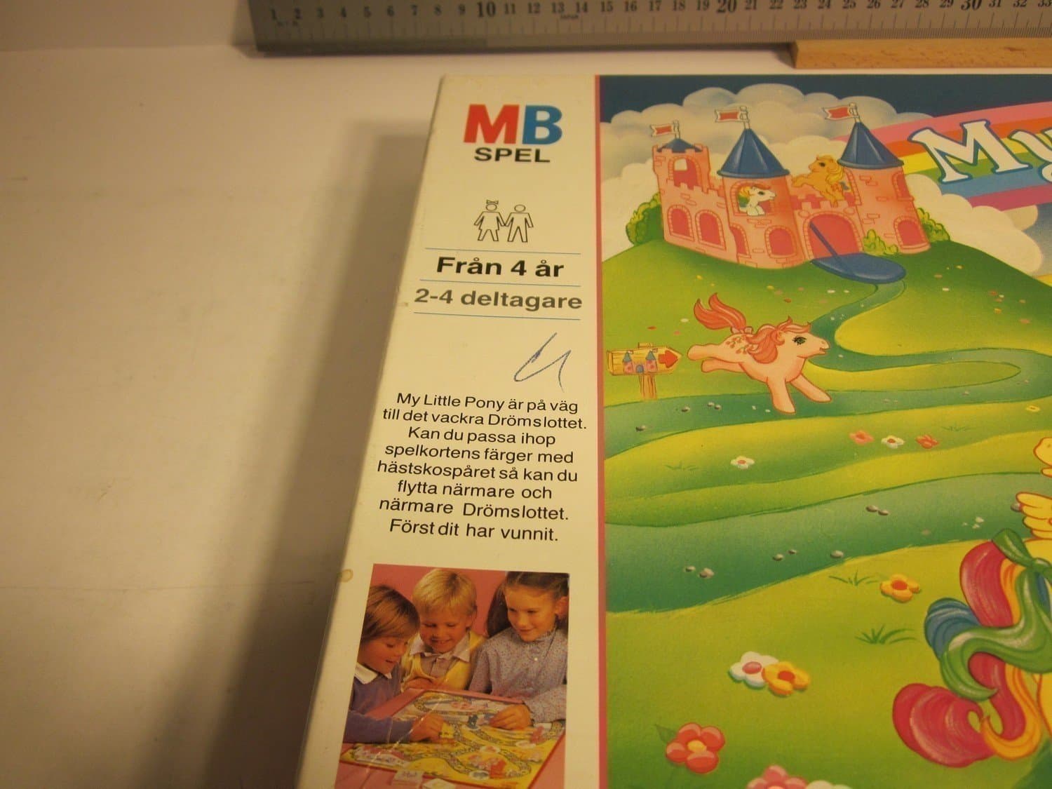 MLP My Little Pony Drömslottet, MB 1986, Komplett f-mf/mf