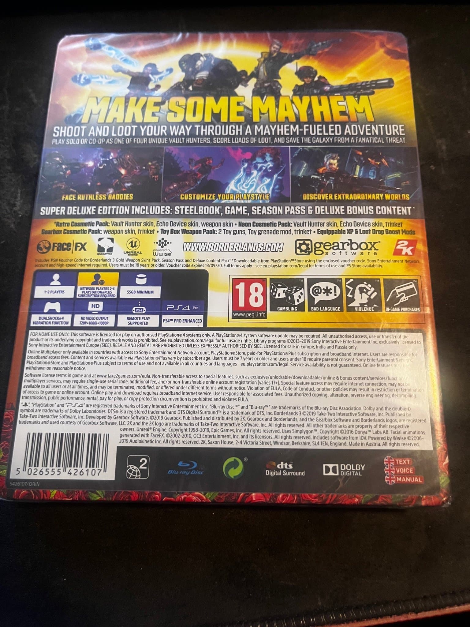 Borderlands 3 Super Deluxe Edition PS4