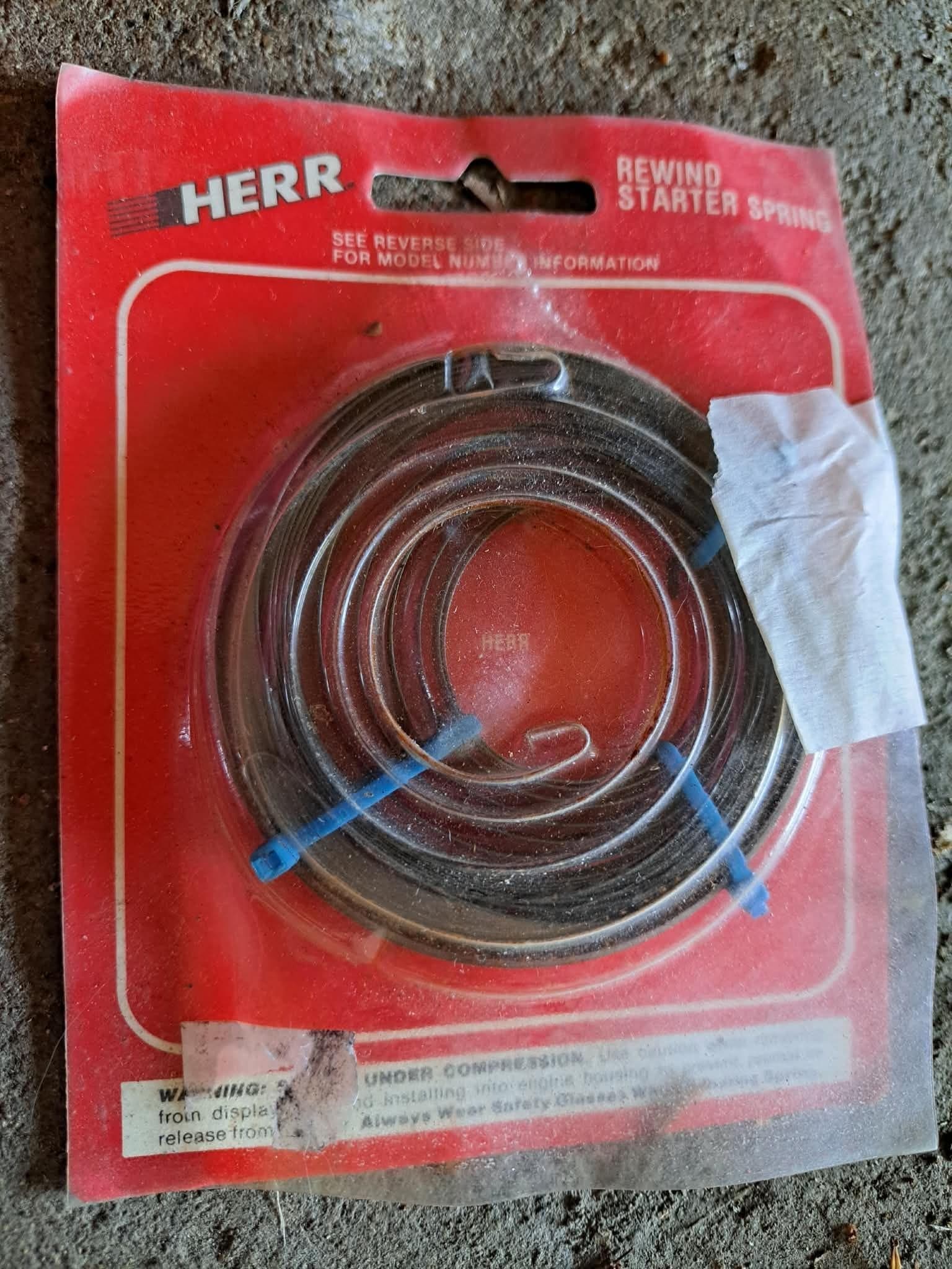 HERR Rewind Starter Spring för Briggs & Stratton 491889 Magnum Engines