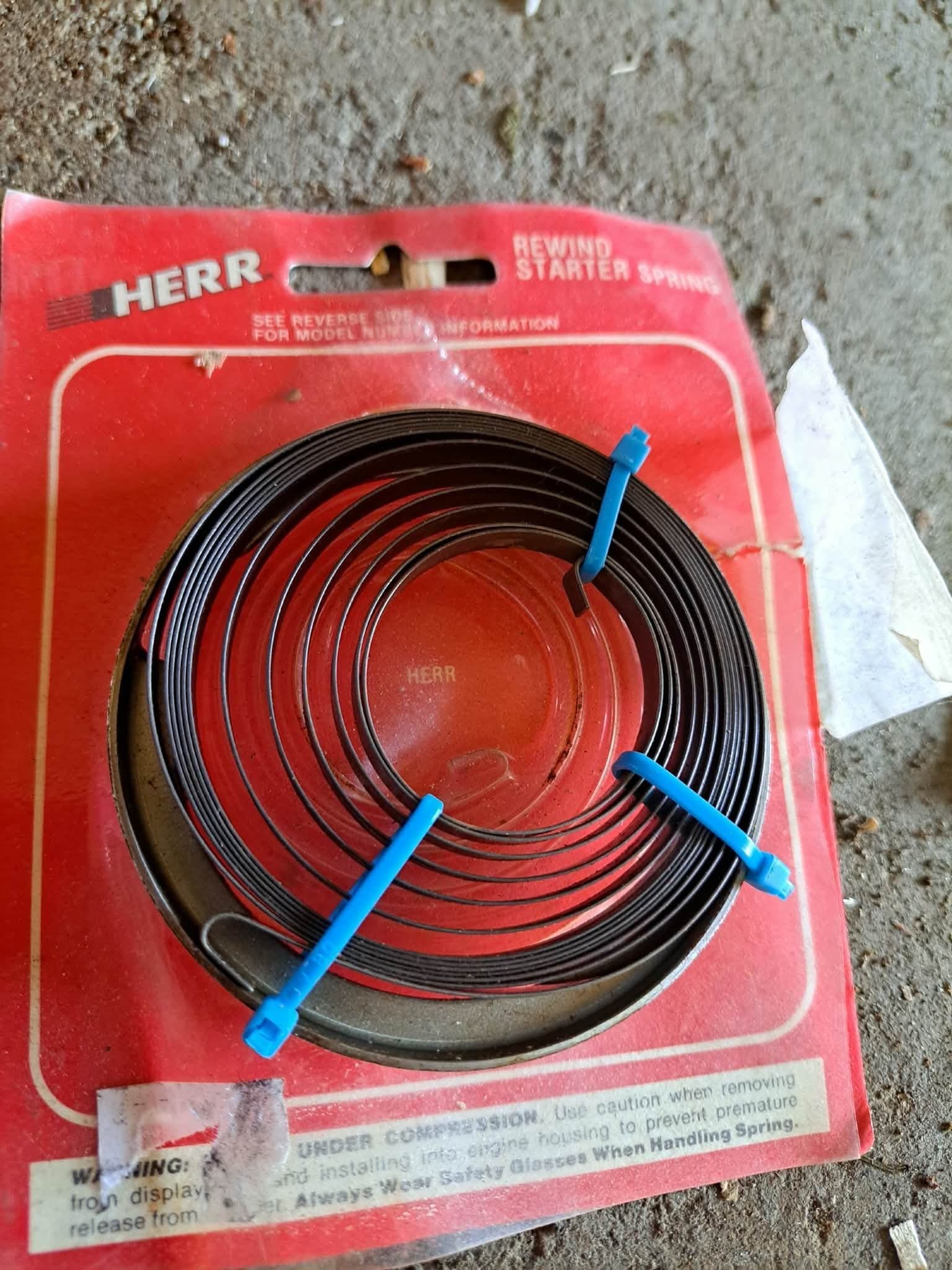 HERR Rewind Starter Spring för Briggs & Stratton 491889 Magnum Engines