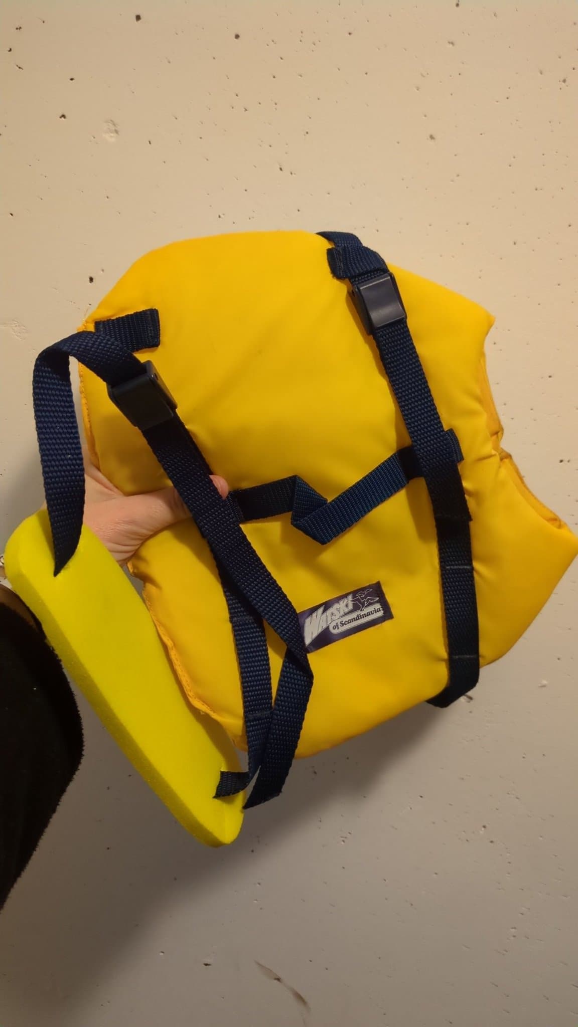 Hundflytväst, gul, storlek Medium