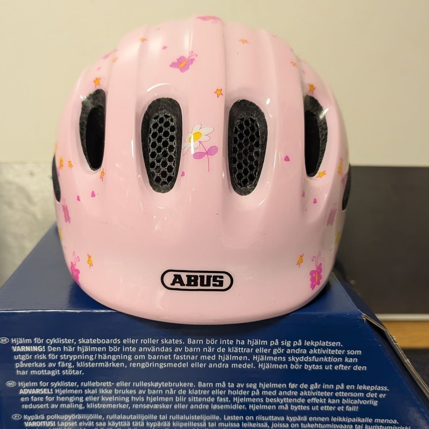 ABUS Smiley 2.0 Cykelhjälm Rose Princess - Storlek S (45–50 cm)