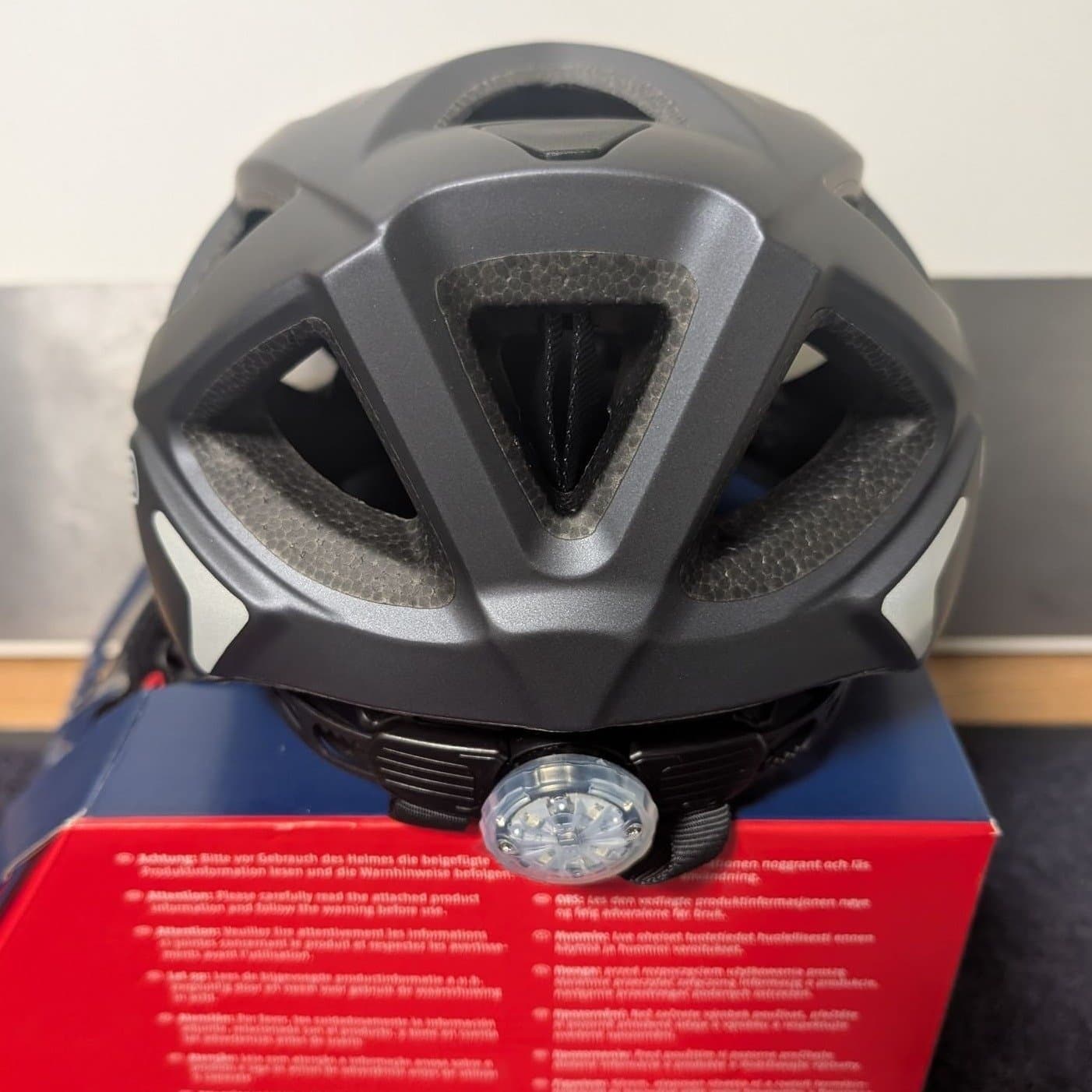 ABUS Aduro 2.0 Cykelhjälm (med bakljus) Titan (Grå) - Storlek S (51-55 cm)