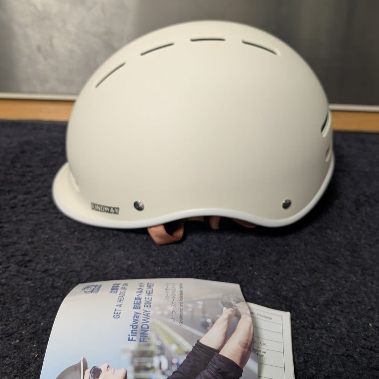 Findway Pro Cykelhjälm (City/Road) Vit - Storlek M (54-57 cm)