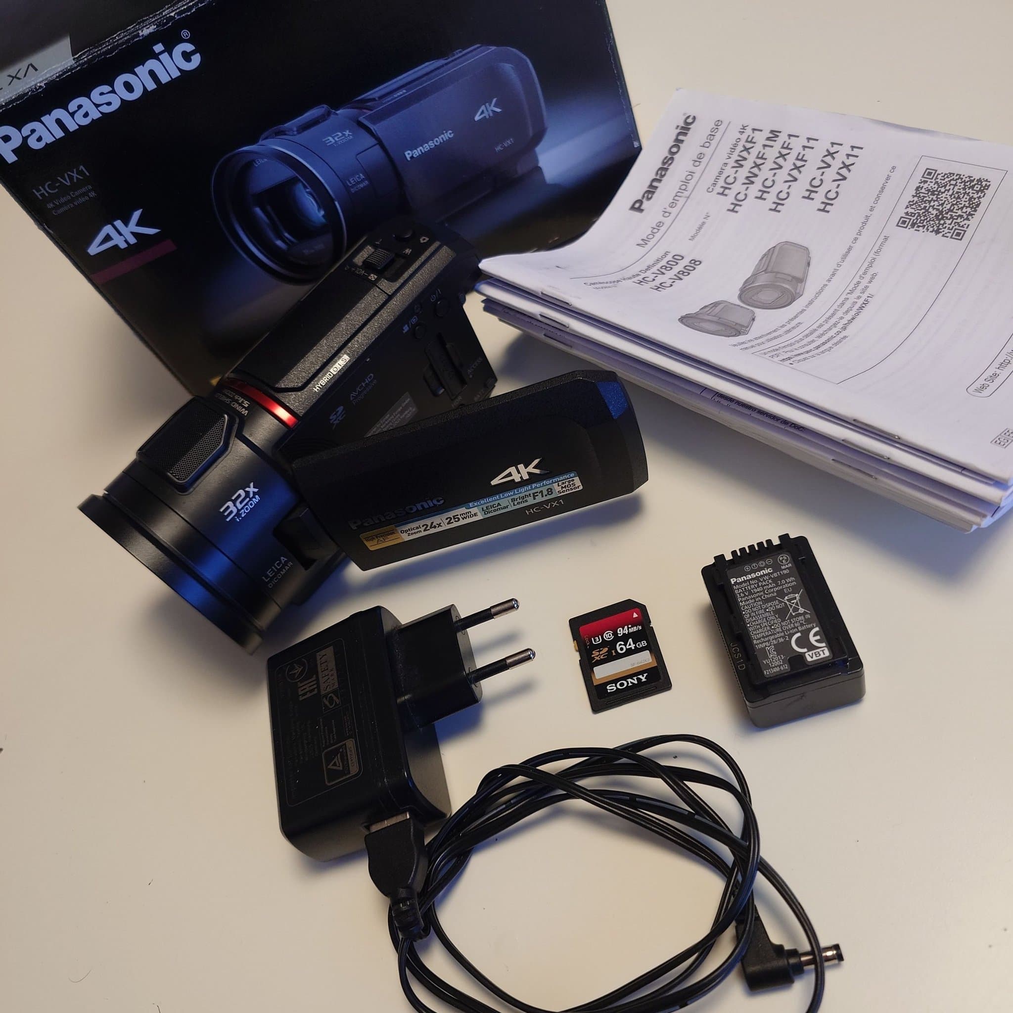 Panasonic HC-VX1 4K videokamera