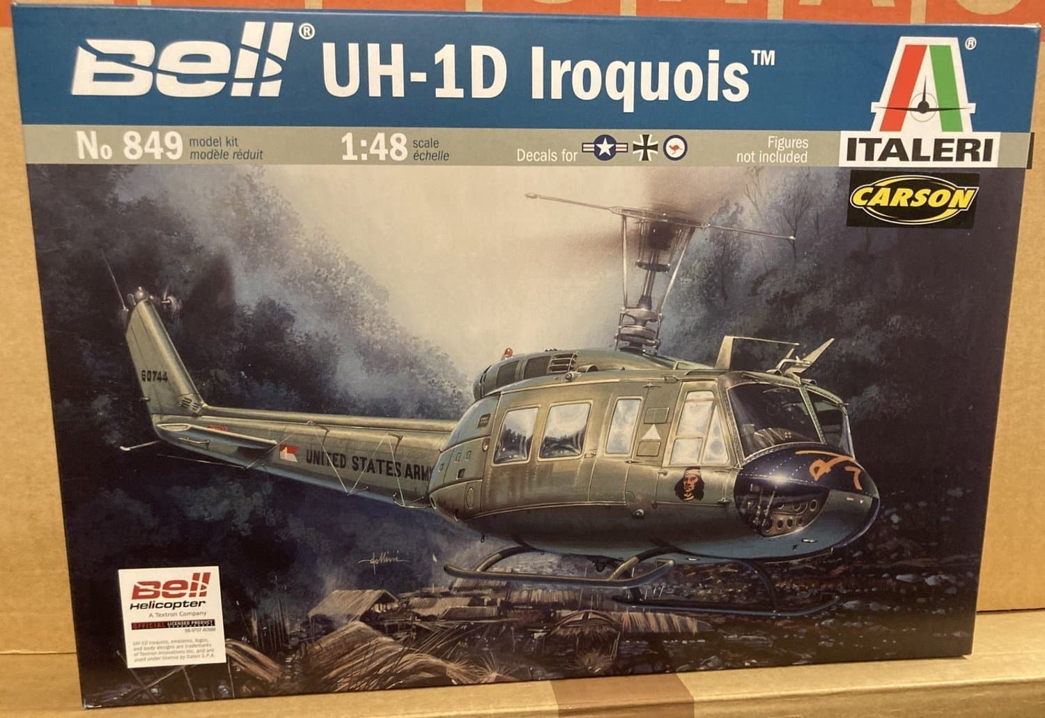 BELL UH-1D IROQUOIS Italeri 1/48 OÖPPNAD