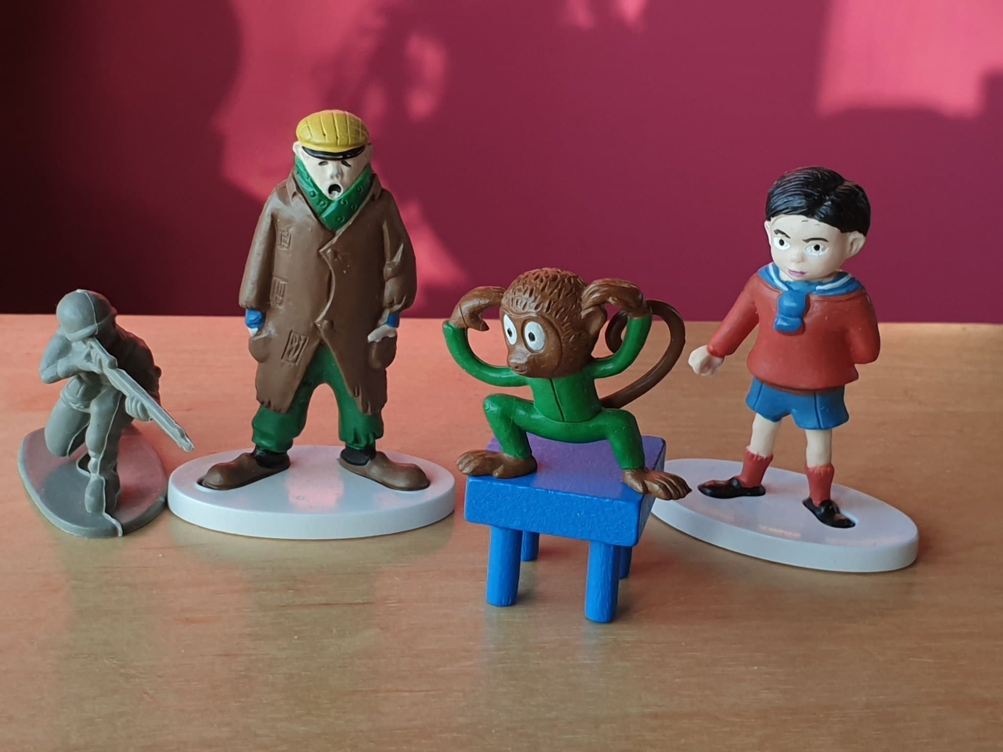 Figurer - Diverse Karaktärer Pippi Herr Nilsson Boven Tommy pall soldat