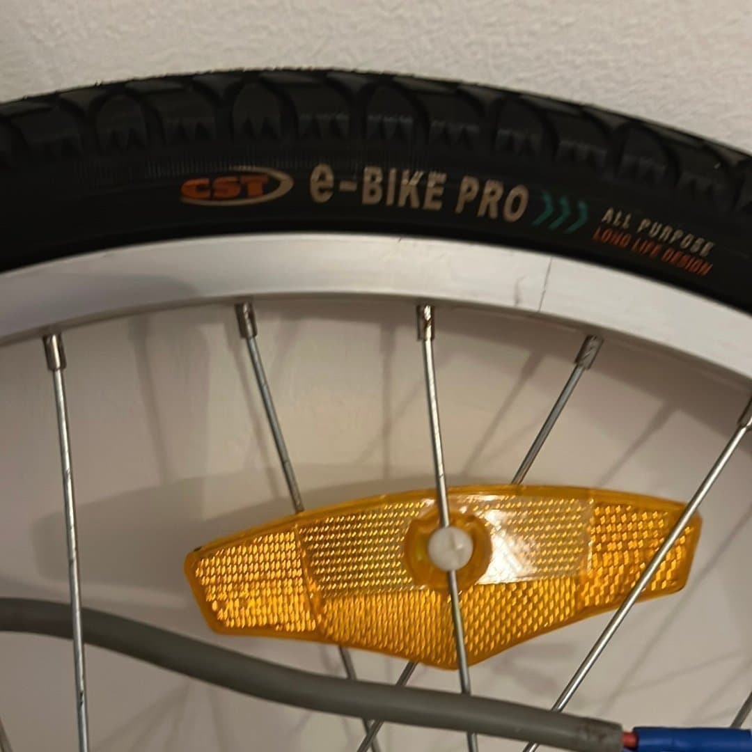 Elcykelhjul med motor