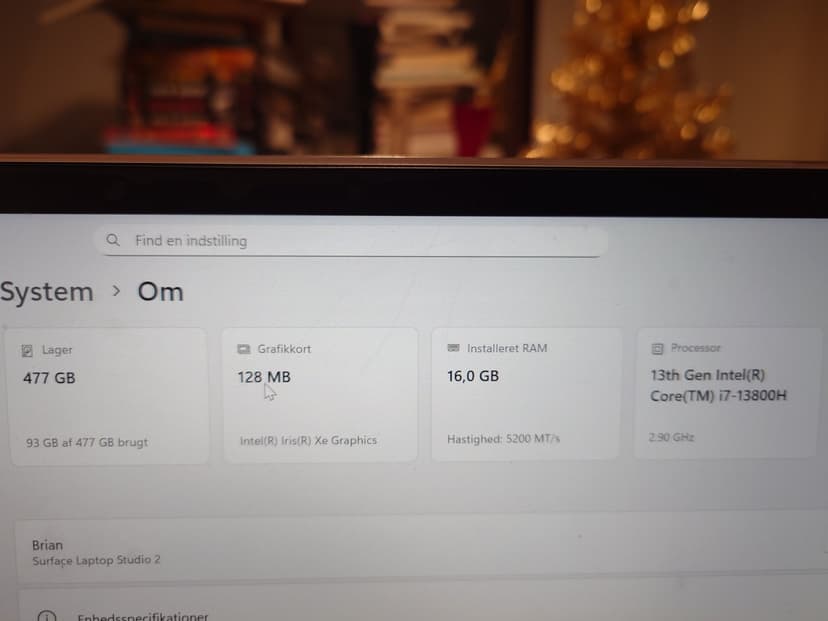 Microsoft Surface Laptop Studio 2 14"