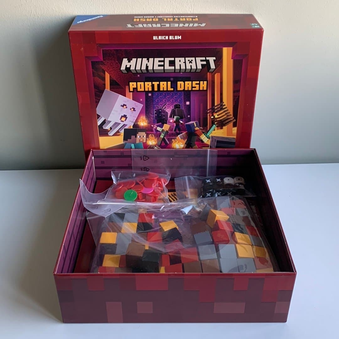 Minecraft Portal Dash - Brädspel