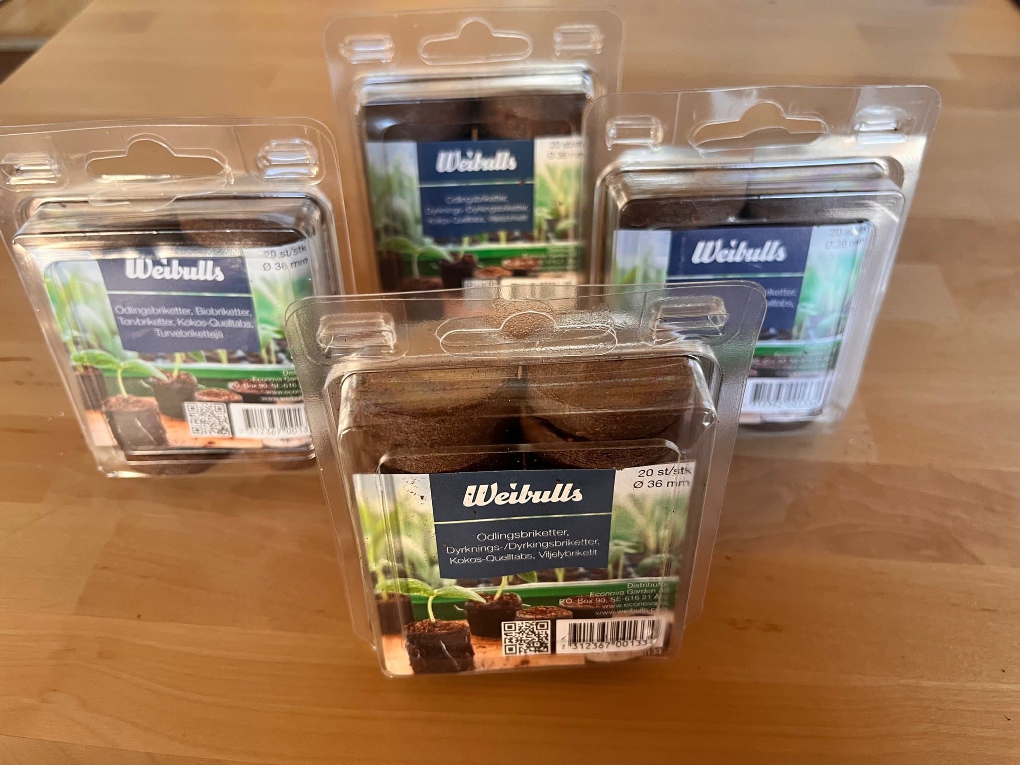 4x20st Weibulls Odlingsbriketter