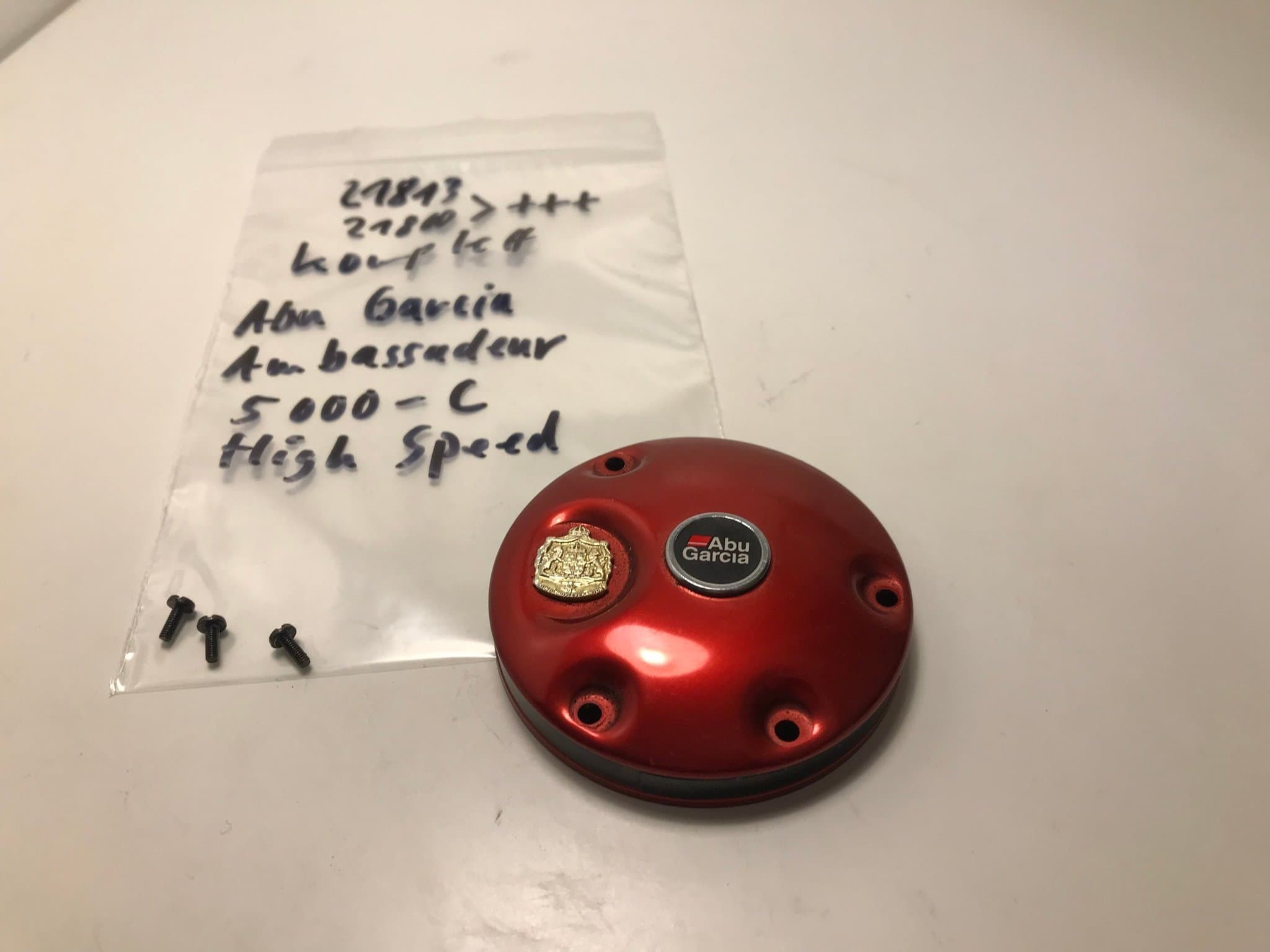 reservdel Abu Garcia Ambassadeur 5000-C HS, här: 21813+++sido plåt vänster